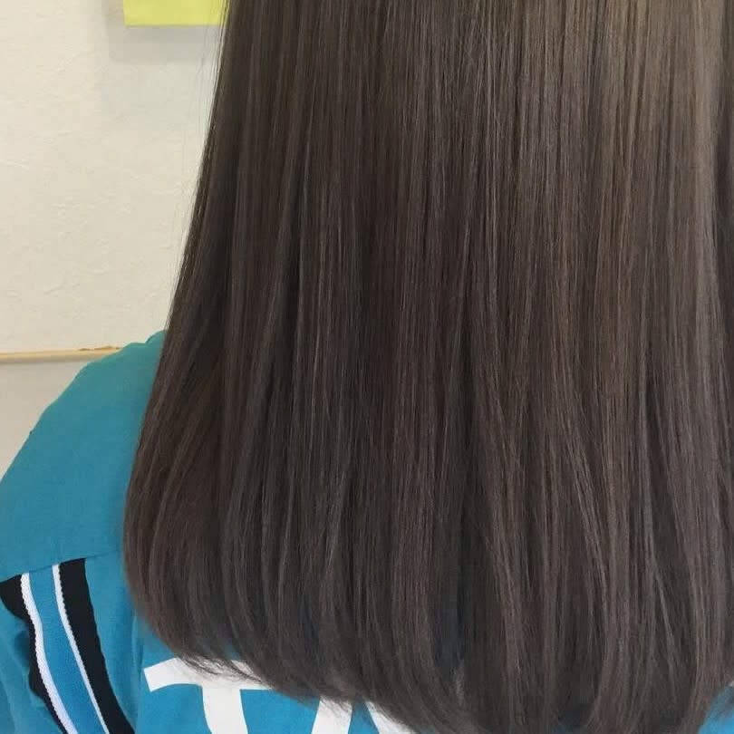hair salon Wish【ヘアサロン ウィッシュ】のスタイル紹介。【ストレートパーマ】サラサラストレート／クセ改善