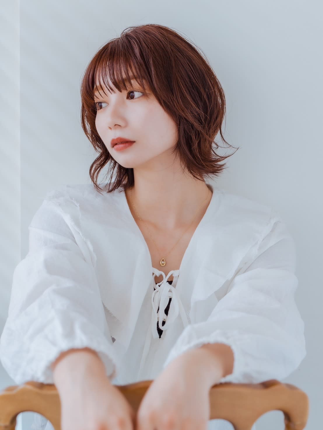 beauty:beast 段原店【ビューティー ビースト ダンバラテン】のスタイル紹介。カシスピンク×くびれヘア