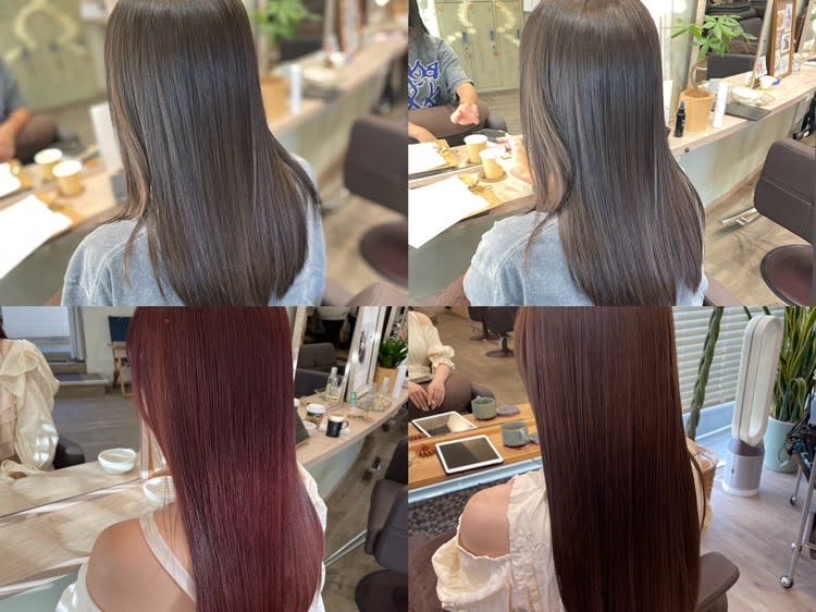 髪質改善ヘアエステサロン EUREKA by AInoa【カミシツカイゼンヘアエステサロン エウレカ バイ アイノア】のスタイル紹介。プレミアムカラーエステ　髪質改善　カラー