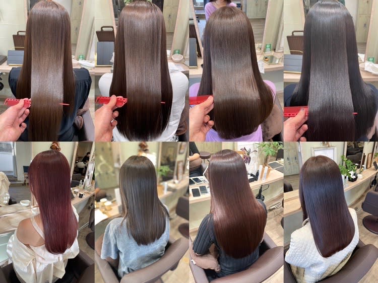 髪質改善ヘアエステサロン EUREKA by AInoa【カミシツカイゼンヘアエステサロン エウレカ バイ アイノア】のスタイル紹介。プレミアムカラーエステ８分割　髪質改善カラー