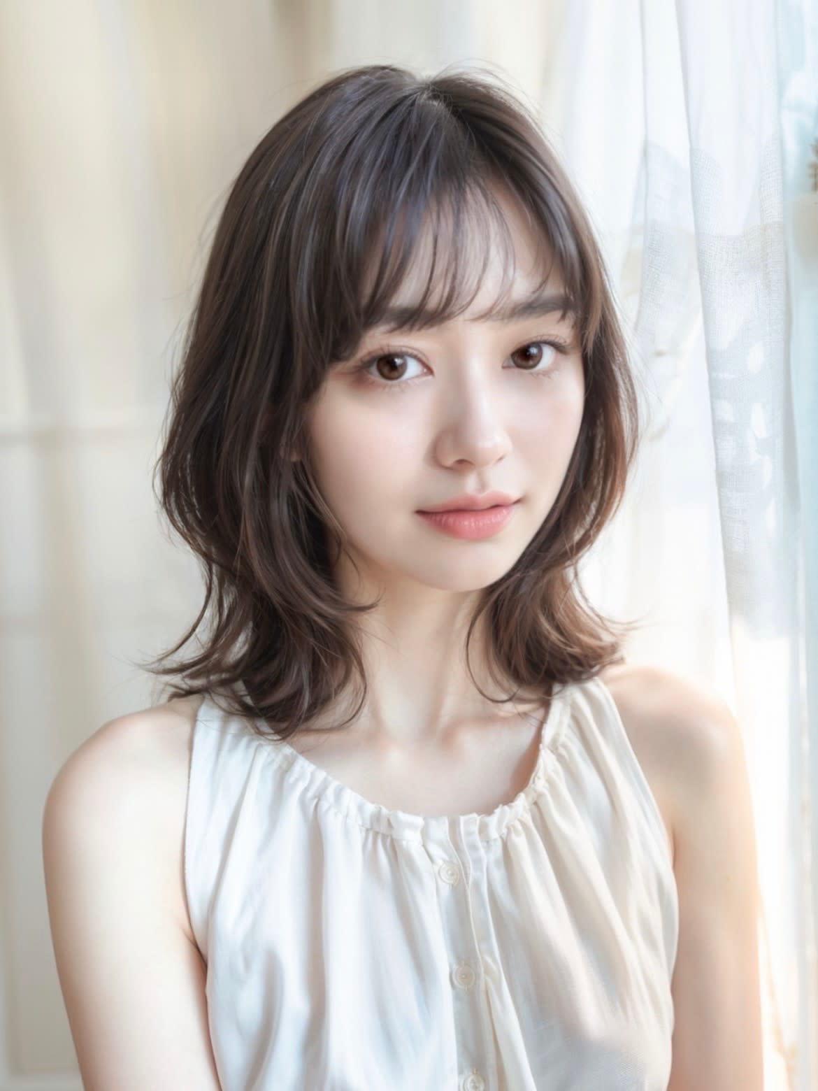 HAIR attirer【ヘアーアティレ】のスタイル紹介。ミディアムレイヤー