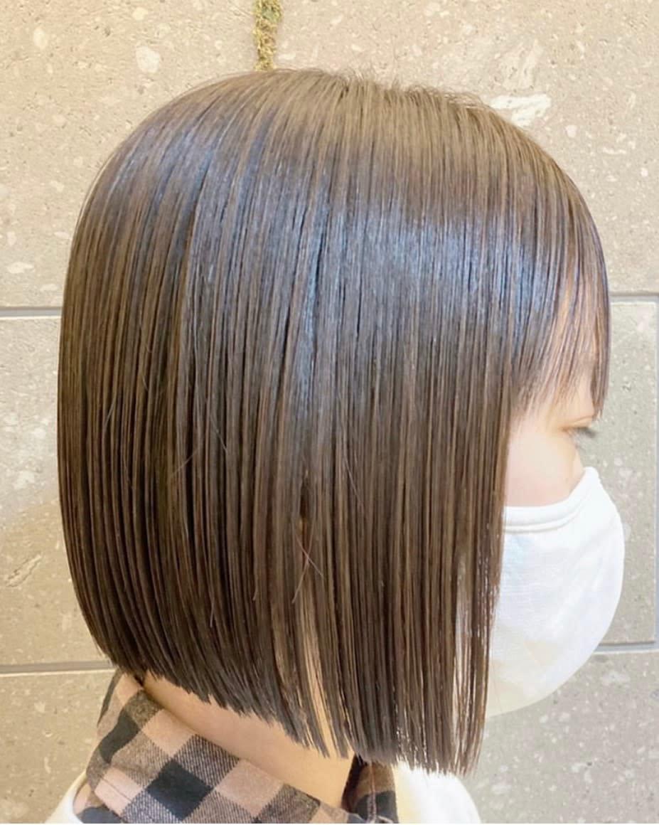 WE RULE pivot cross【ウィールール ピヴォクロス】のスタイル紹介。シルキーカット・髪質改善・ミニボブ