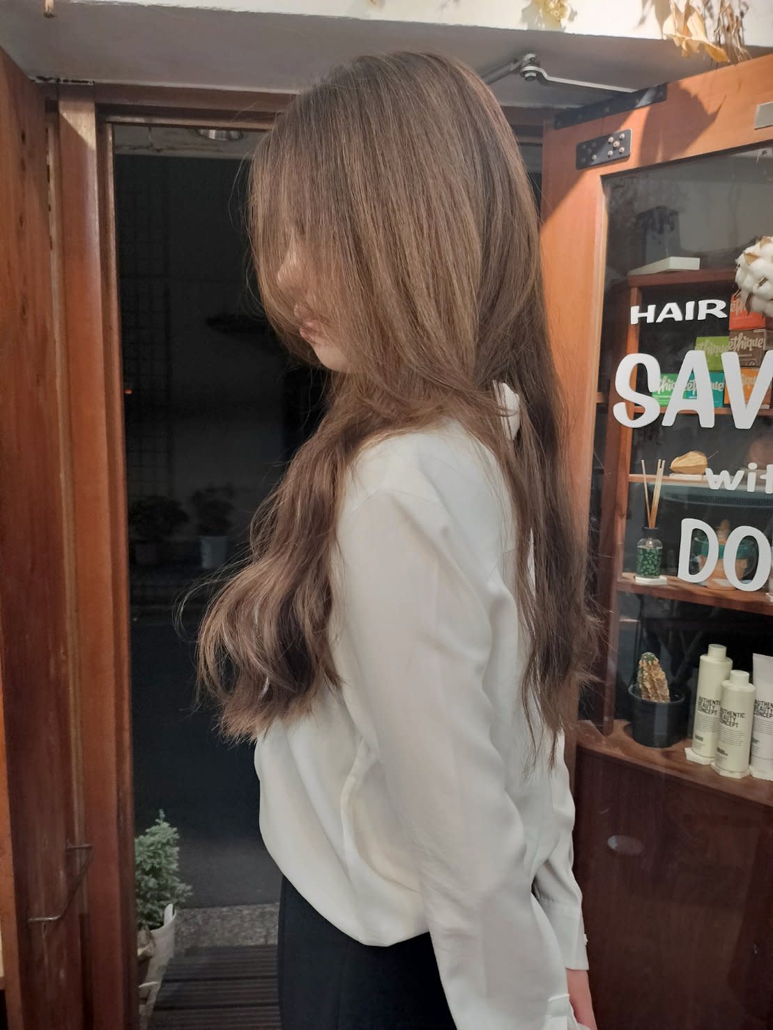 Hair salon SAVOIA with DOG【ヘアーサロン サボイア ウィズ ドッグ】のスタイル紹介。お客様アレンジ【 ヴィーガン×オーガニック× SDGs】