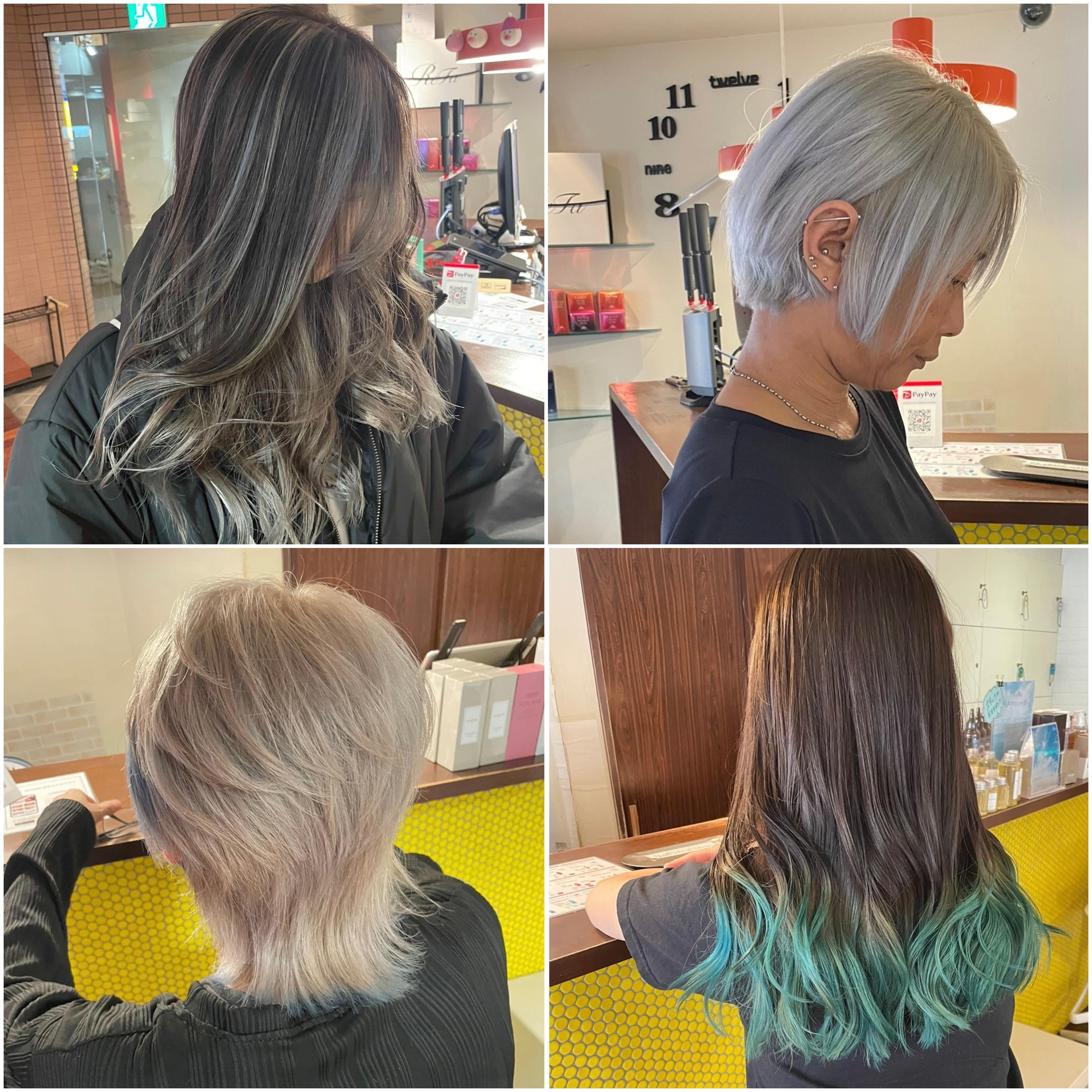 HAIR SPACE BLOOM plus 石橋店【ヘアースペースブルーム プリュス】【ヘアスペースブルーム プリュス イシバシテン】のスタイル紹介。ケアブリーチカラー／ハイライト／ハイトーン／エンドカラー