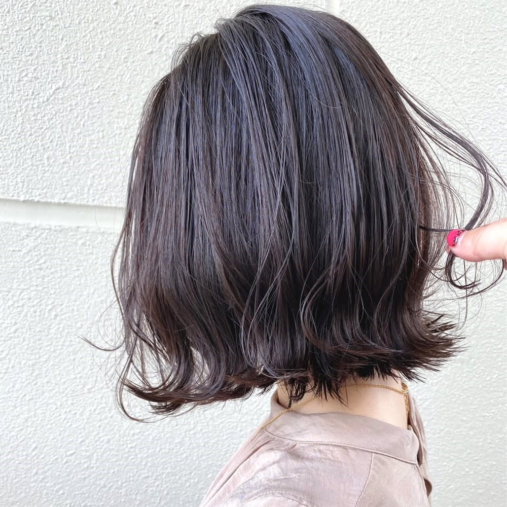 cloud hair 東照宮店【クラウドヘアー トウショウグウテン】のスタイル紹介。【切りっぱなしボブ】ぱっつんボブ／タッセルボブ