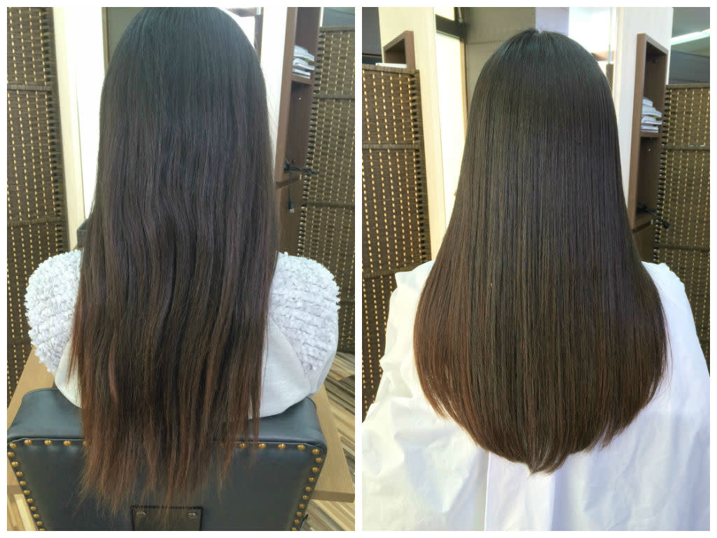 HAIR SALON Beldad 　富山　美容院　美容室【ヘアー　サロン　ベルダ】のスタイル紹介。縮毛矯正＋トリートメントで髪質改善