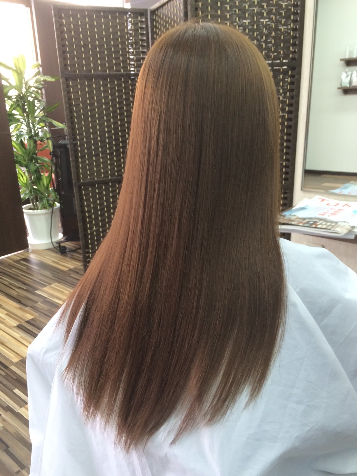 HAIR SALON Beldad 　富山　美容院　美容室【ヘアー　サロン　ベルダ】のスタイル紹介。色ムラ修復＋髪質改善