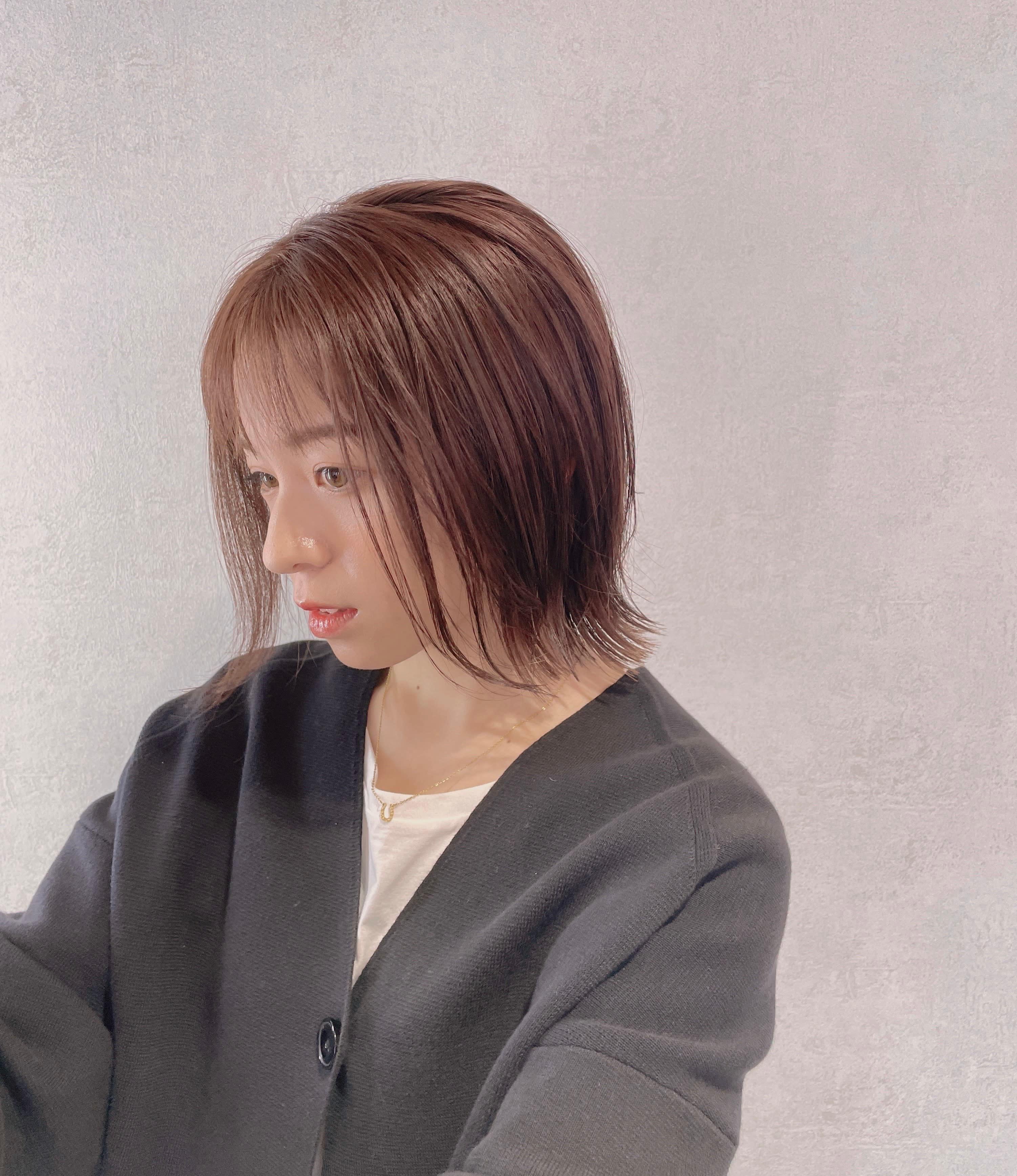 hair pin【ヘアピン】のスタイル紹介。hair pin ダメージレスカラートリートメント