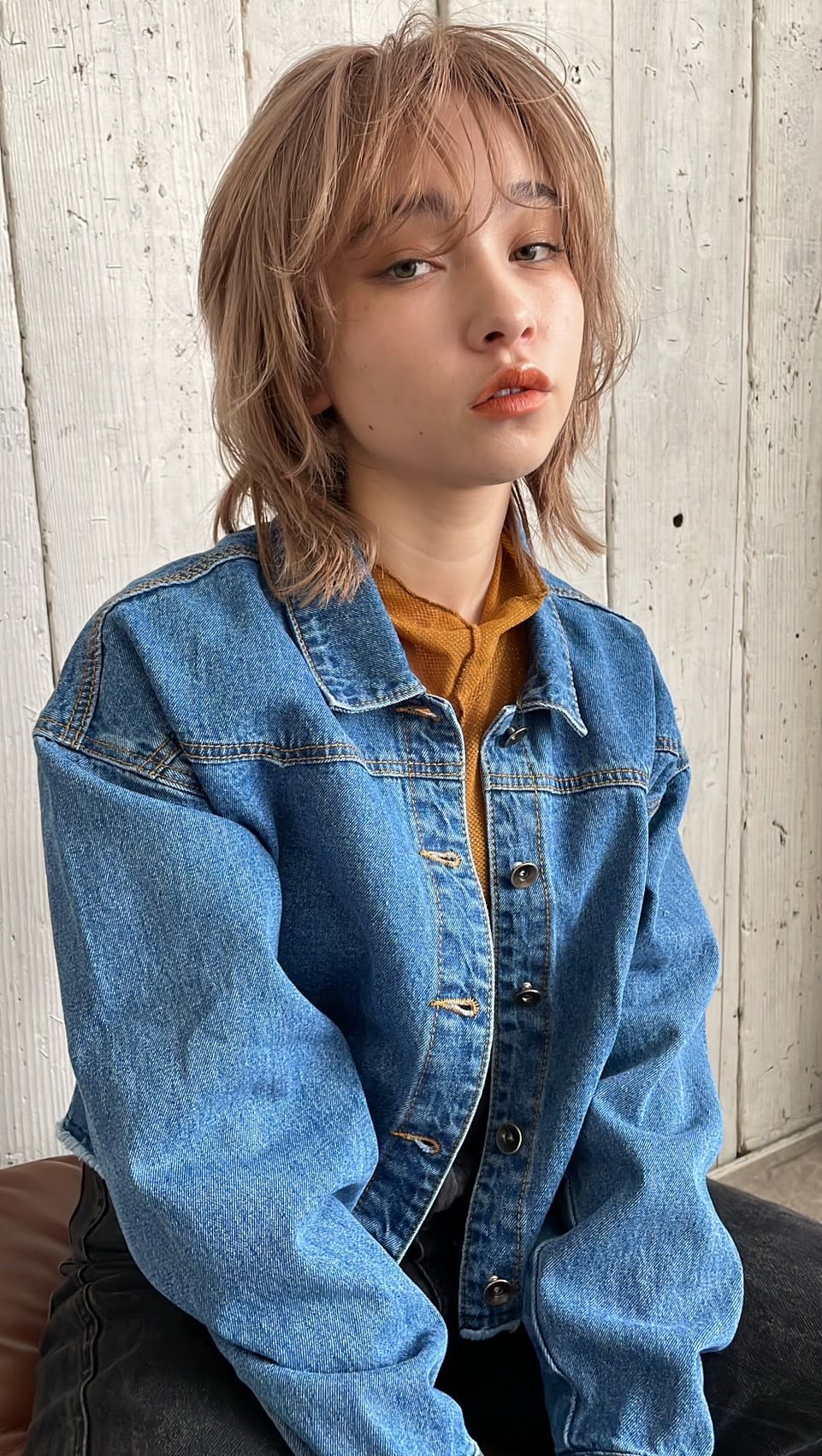 honen【ホネン】のスタイル紹介。ハイトーンベージュ/レイヤー/レイヤーカット/薬院大通/天神