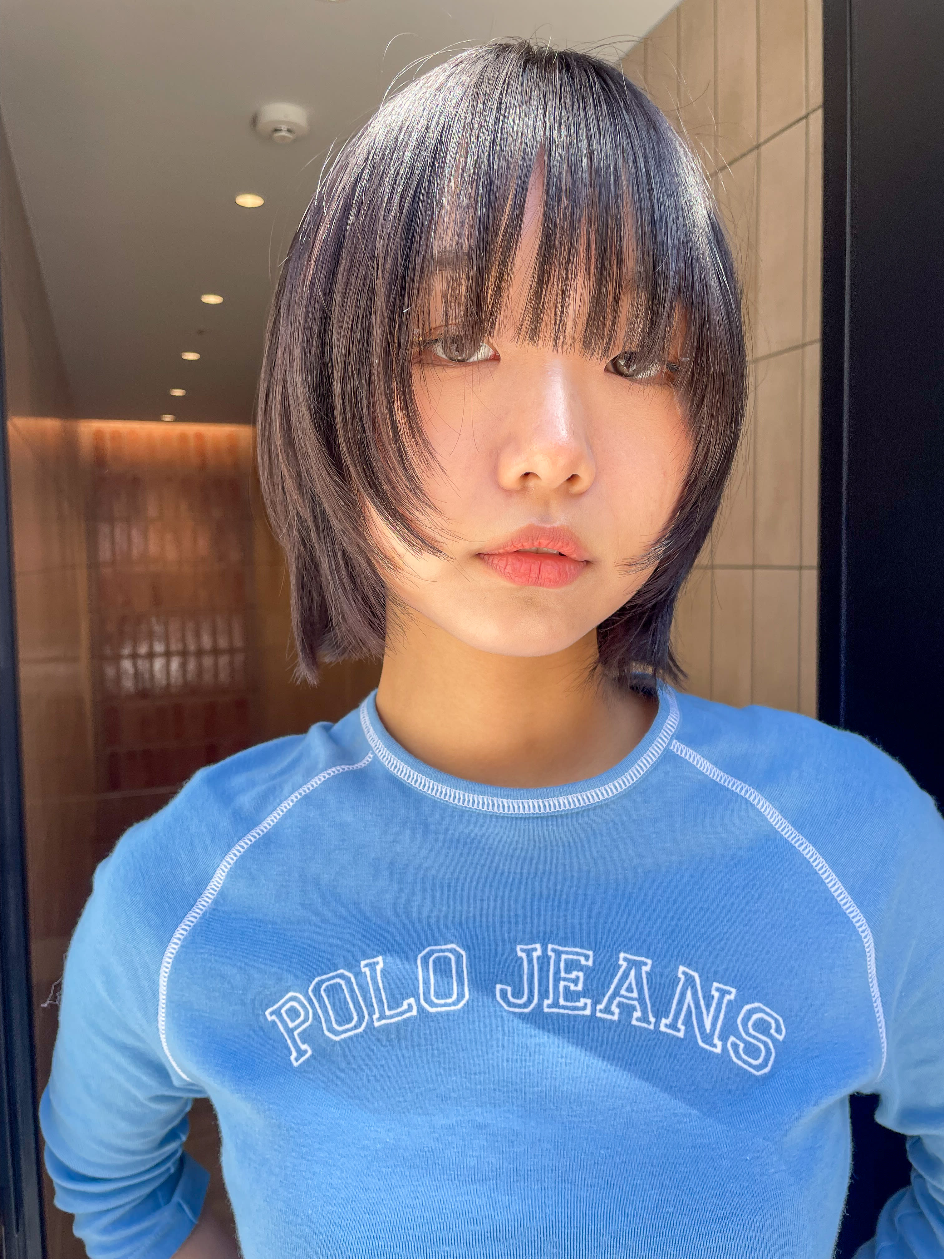 honen【ホネン】のスタイル紹介。ショートボブウルフレイヤーパーマ前髪イルミナ韓国髪質改善