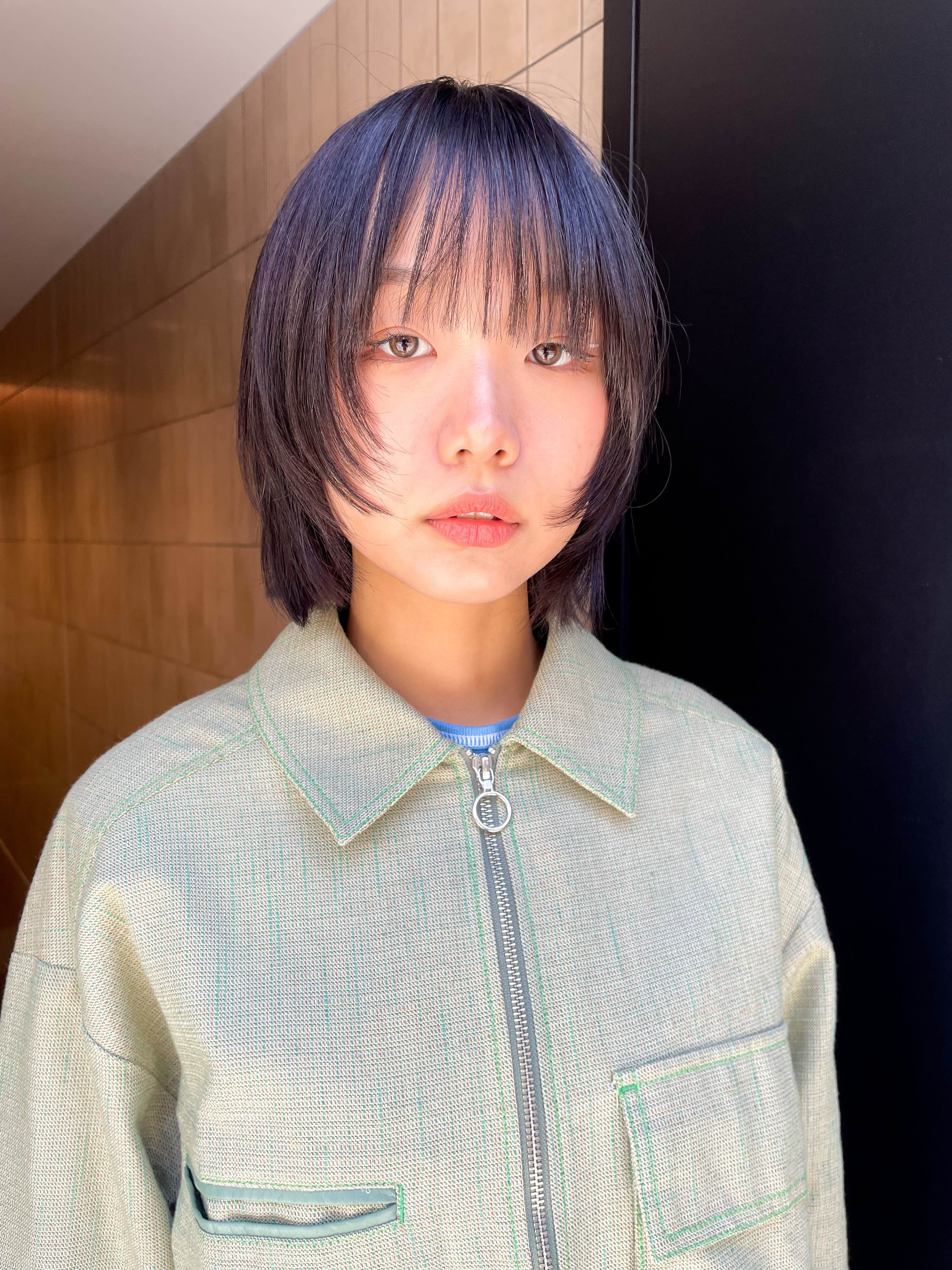 honen【ホネン】のスタイル紹介。ショートボブウルフレイヤーパーマ前髪イルミナ韓国髪質改善