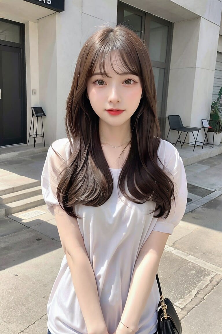 髪質改善特化サロンgrow赤羽 縮毛矯正/白髪ぼかし/ハイライト【グロウ】【カミシツカイゼントッカサロン グロウアカバネ】のスタイル紹介。女性らしさを演出☆《ヌーディーベージュ》 【grow赤羽】