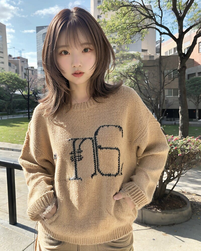 髪質改善特化サロンgrow赤羽 縮毛矯正/白髪ぼかし/ハイライト【グロウ】【カミシツカイゼントッカサロン グロウアカバネ】のスタイル紹介。髪質改善レイヤーメディアム　グレーベージュ【grow赤羽】