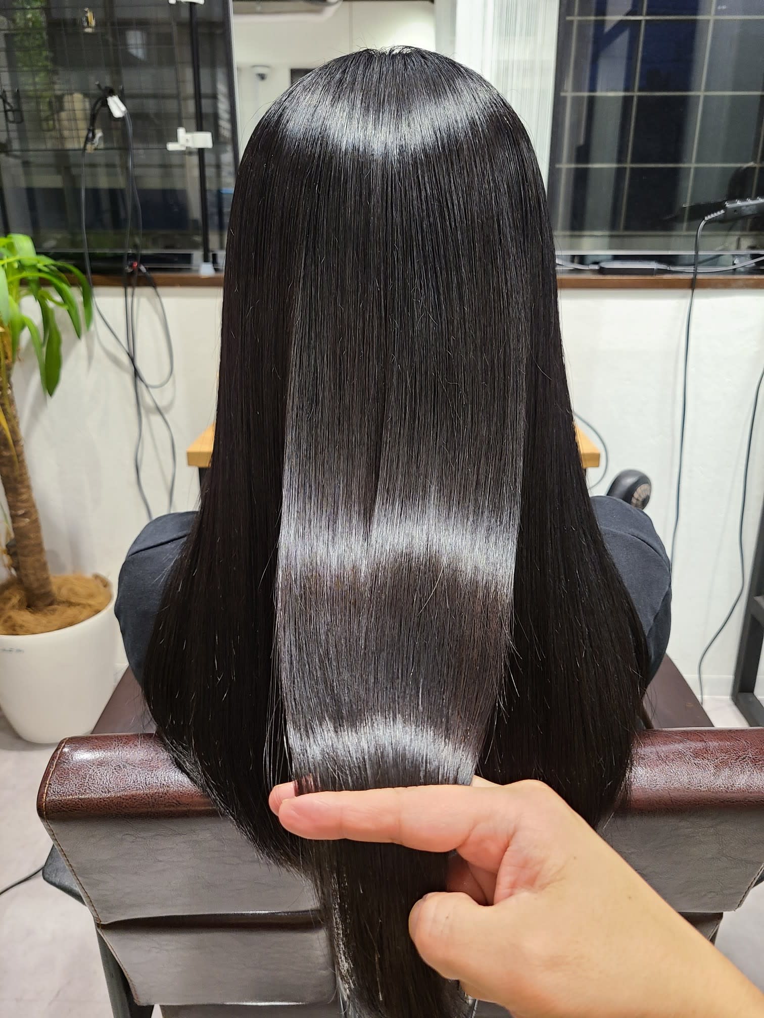 髪質改善半個室サロンSparkleセンター南美容院【カミシツカイゼンハンコシツサロンスパークルセンターミナミビヨウイン】のスタイル紹介。憧れの【うる艶髪】　髪質改善トリートメント　サブリミック　