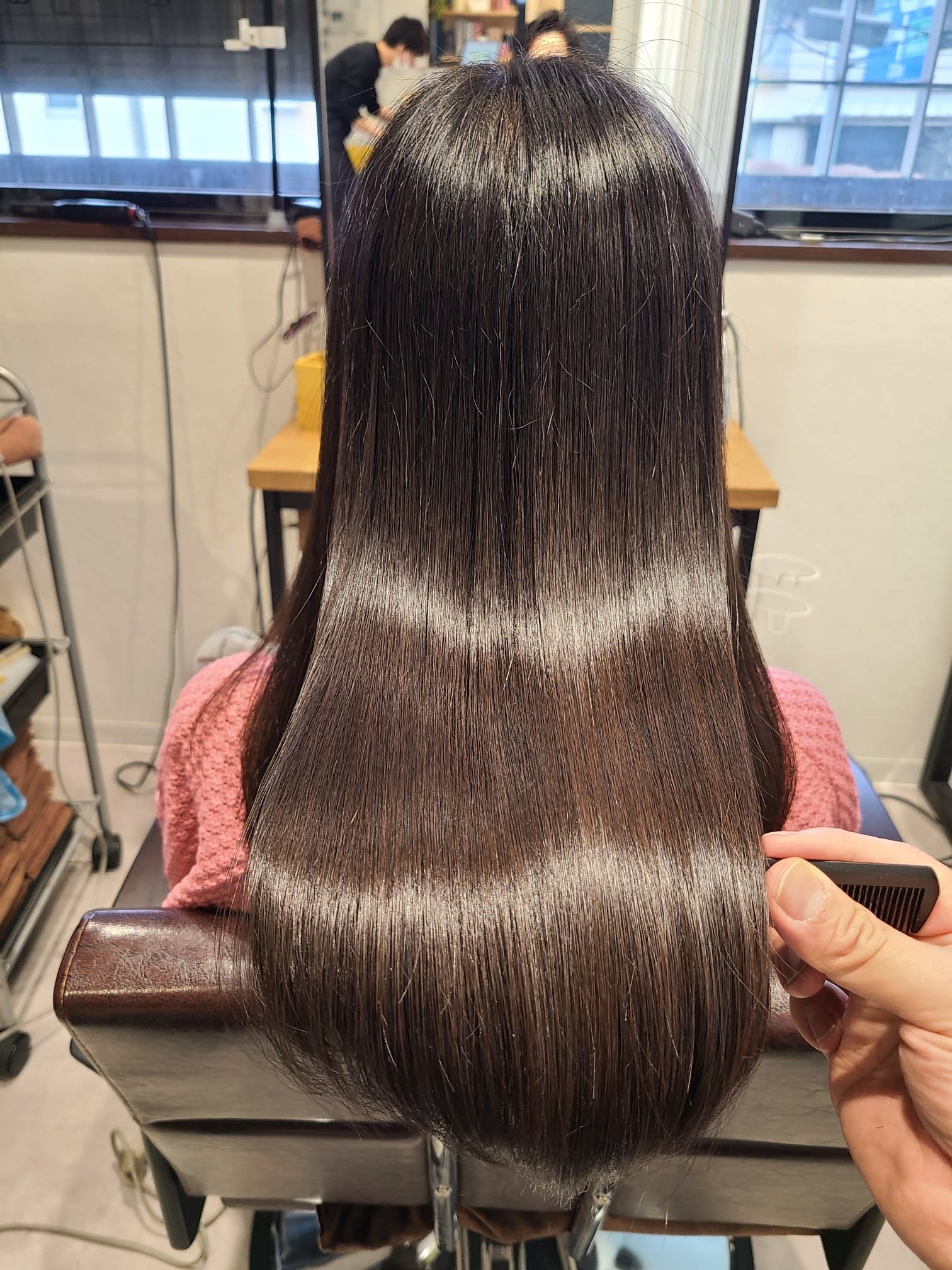 髪質改善半個室サロンSparkleセンター南美容院【カミシツカイゼンハンコシツサロンスパークルセンターミナミビヨウイン】のスタイル紹介。艶髪×マロングレージュ