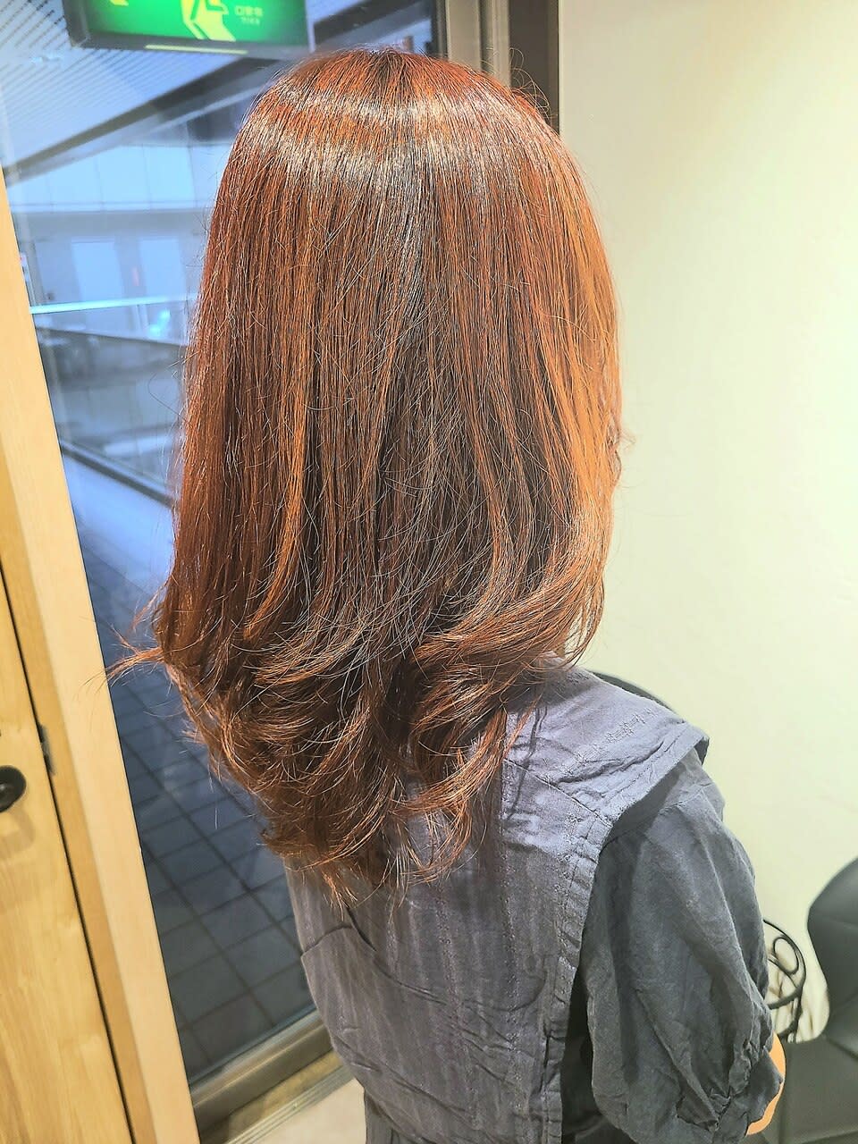 髪質改善半個室サロンSparkleセンター南美容院【カミシツカイゼンハンコシツサロンスパークルセンターミナミビヨウイン】のスタイル紹介。ピンクグレージュ×デジタルパーマ