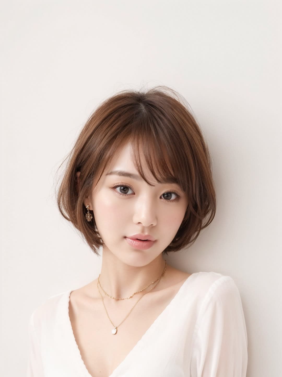 hair dressing flora【ヘアードレッシングフローラ】のスタイル紹介。耳かけ / 丸みショート