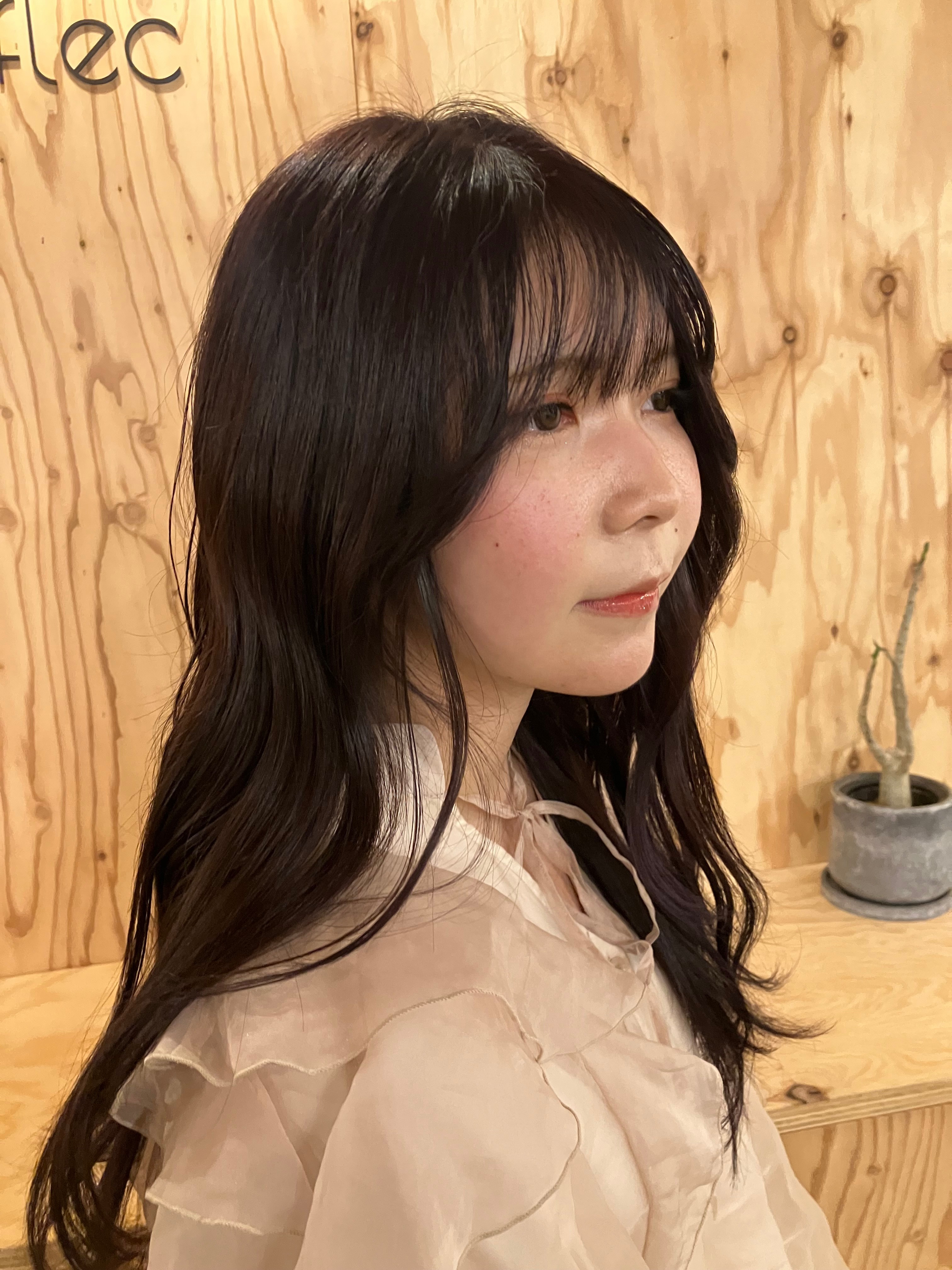 oflec【オフレック】のスタイル紹介。ココアラベンダーカラー