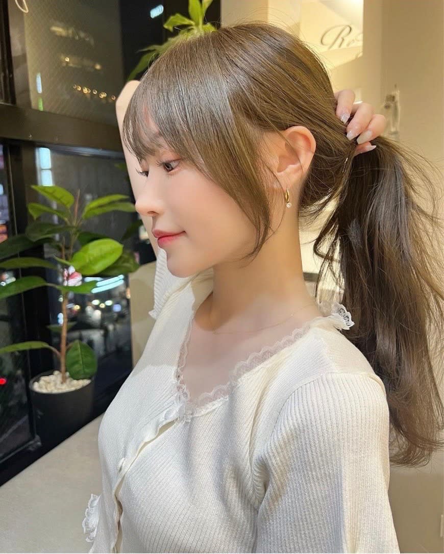 Zina 本八幡【ジーナ モトヤワタ】のスタイル紹介。髪質改善くすみネビージュヘア美髪*Zina本八幡