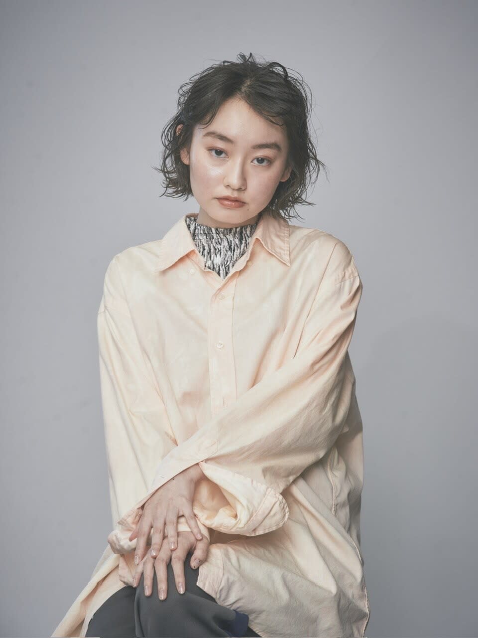 kikoeru 三軒茶屋【キコエルサンゲンチャヤ】のスタイル紹介。ニュアンスパーマボブ