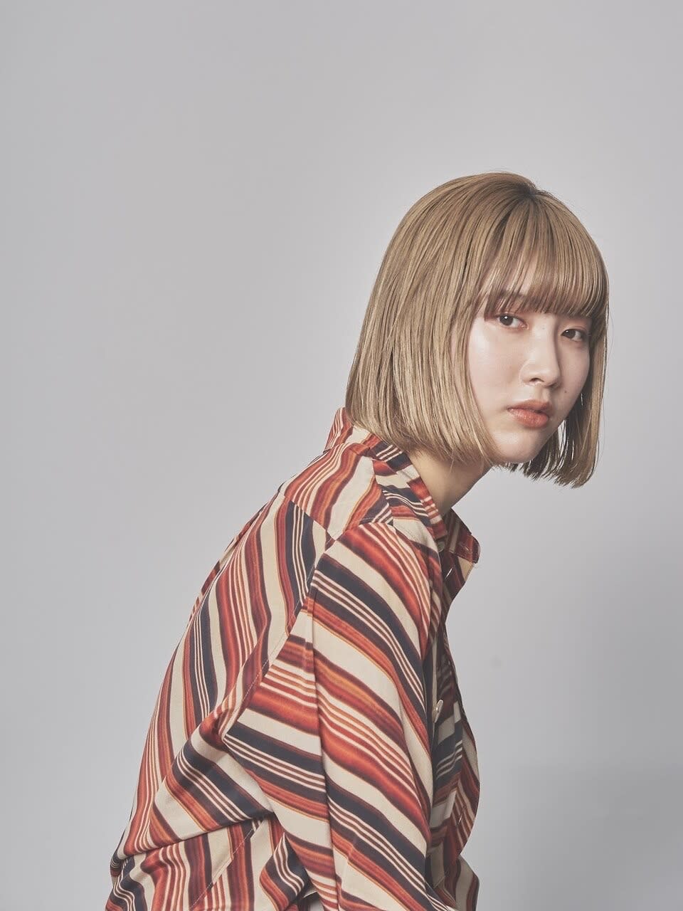 kikoeru 三軒茶屋【キコエルサンゲンチャヤ】のスタイル紹介。ハニーベージュAラインボブ