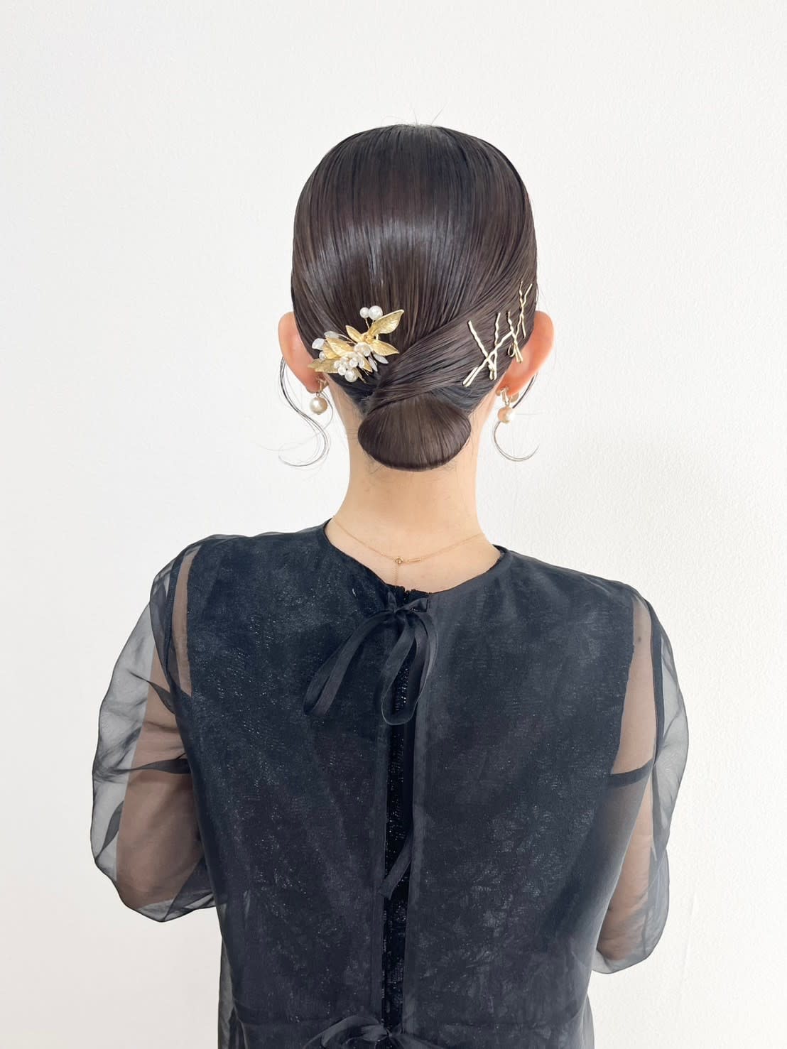 ヘアセット/着付け専門店 Renon Rouge【ヘアセット キツケセンモンテン ルノンルージュ】のスタイル紹介。タイトシニヨン