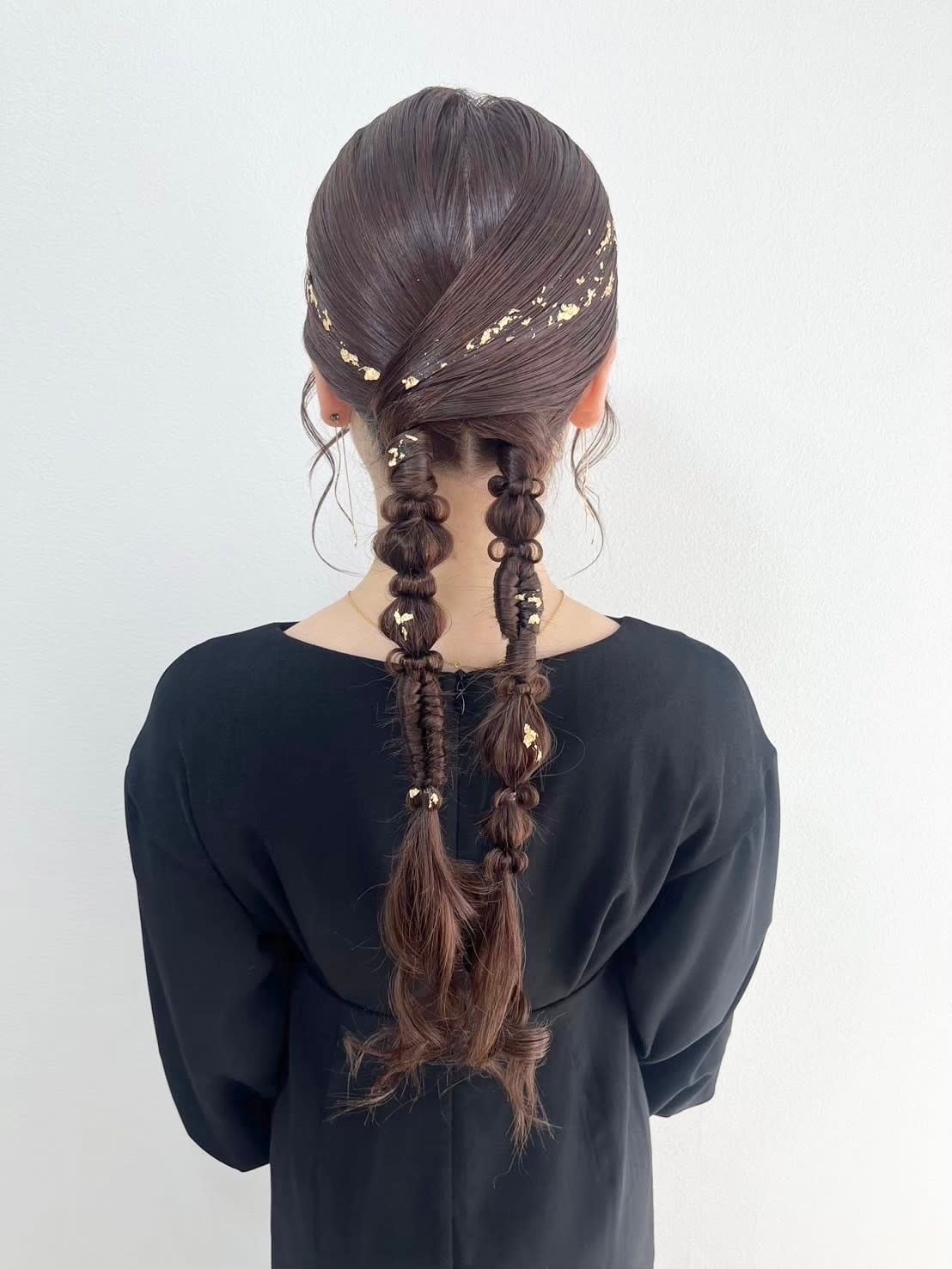 ヘアセット/着付け専門店 Renon Rouge【ヘアセット キツケセンモンテン ルノンルージュ】のスタイル紹介。編み下ろし