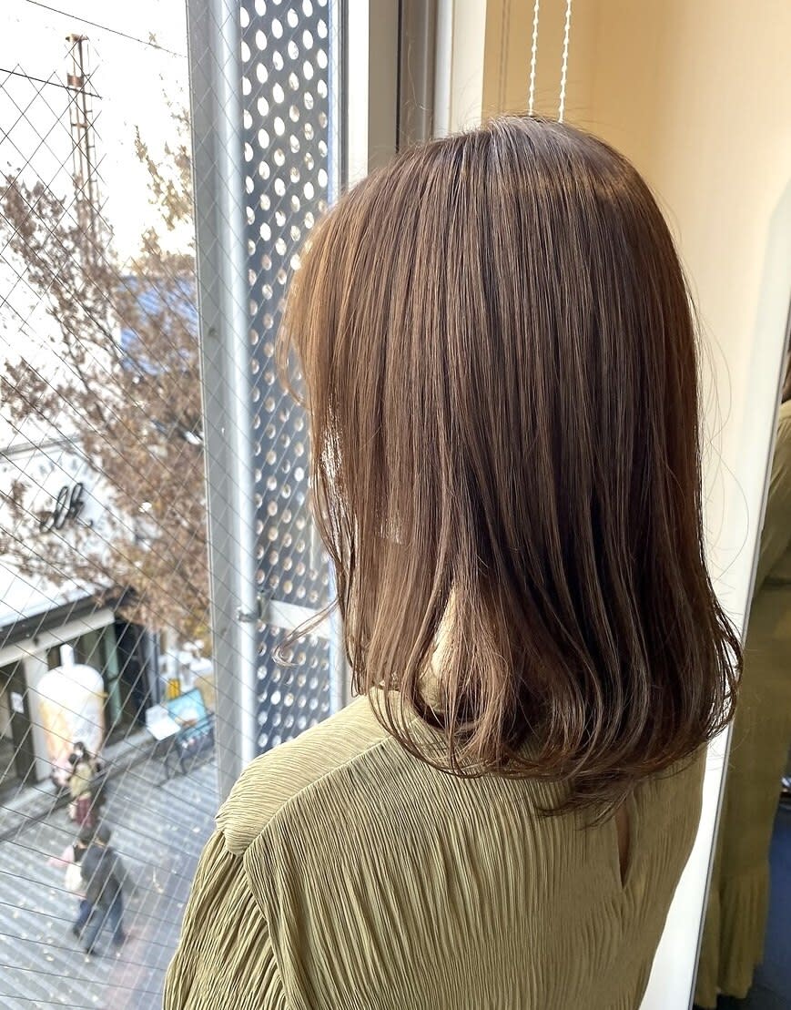 W_SALON【ダブル アンダーバー サロン】のスタイル紹介。【W_SALON 河原町】アースカラー/ナチュラルブラウン/