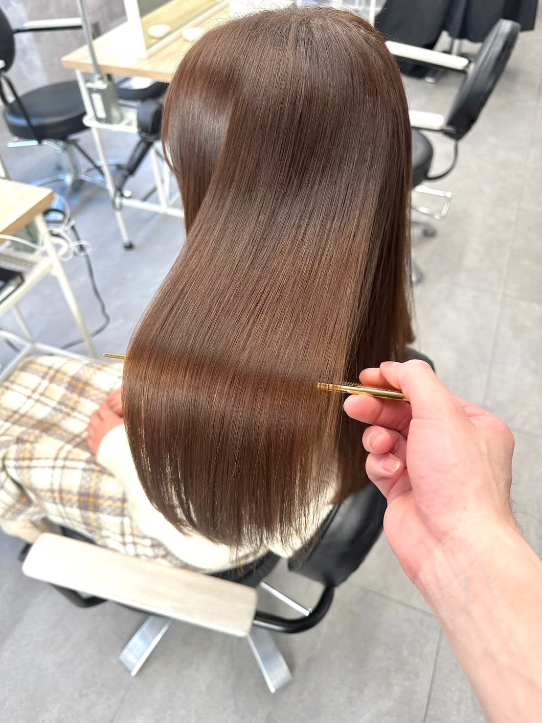 salon the O's 国分寺【サロンジオ コクブンジ】のスタイル紹介。キャラメルブラウン