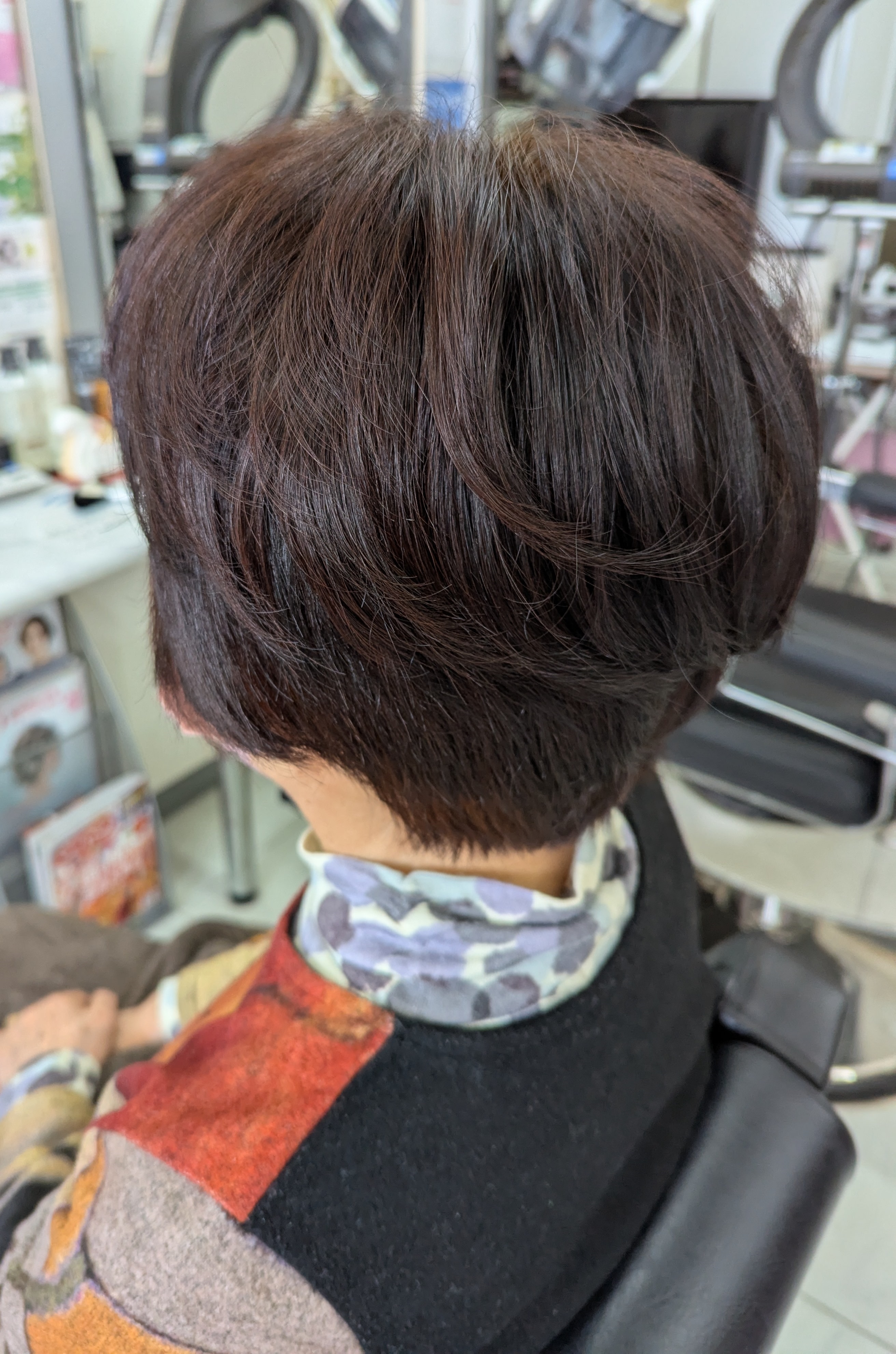 くろかみ美容室【クロカミビヨウシツ】のスタイル紹介。ショ－ト ボブスタイル