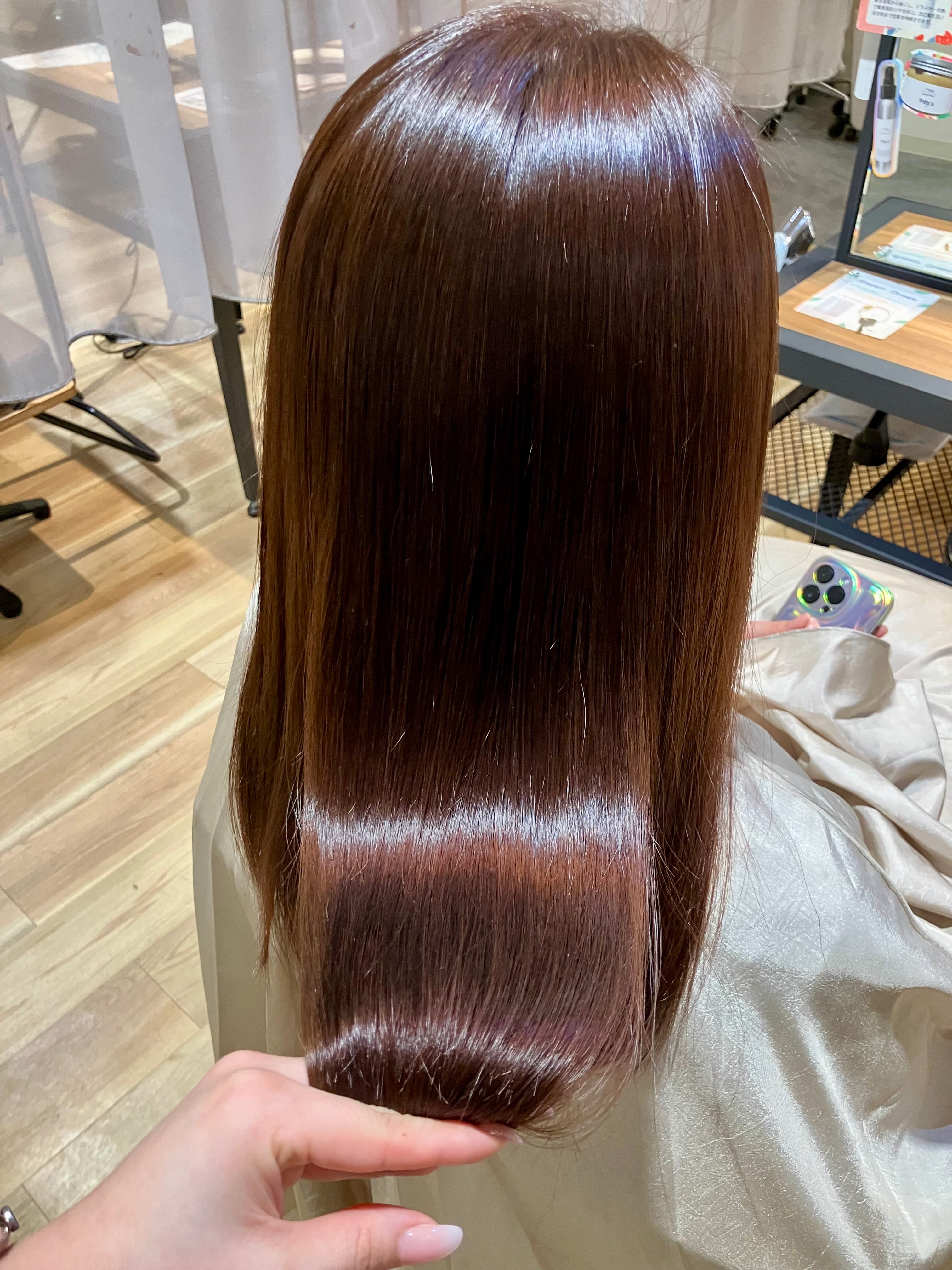 Pap's de coiffeur 甲子園口店【パプス ド コワフュール コウシエングチテン】のスタイル紹介。チョコレートブラウン