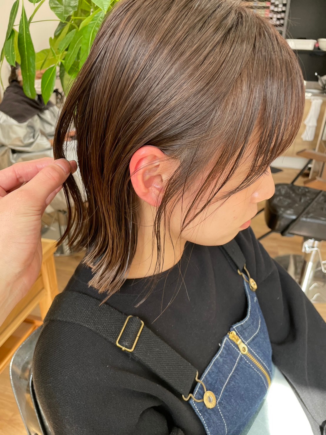 kota hair&spa【コタヘアアンドスパ】のスタイル紹介。後れ毛可愛い☆くびれボブ【北千住】