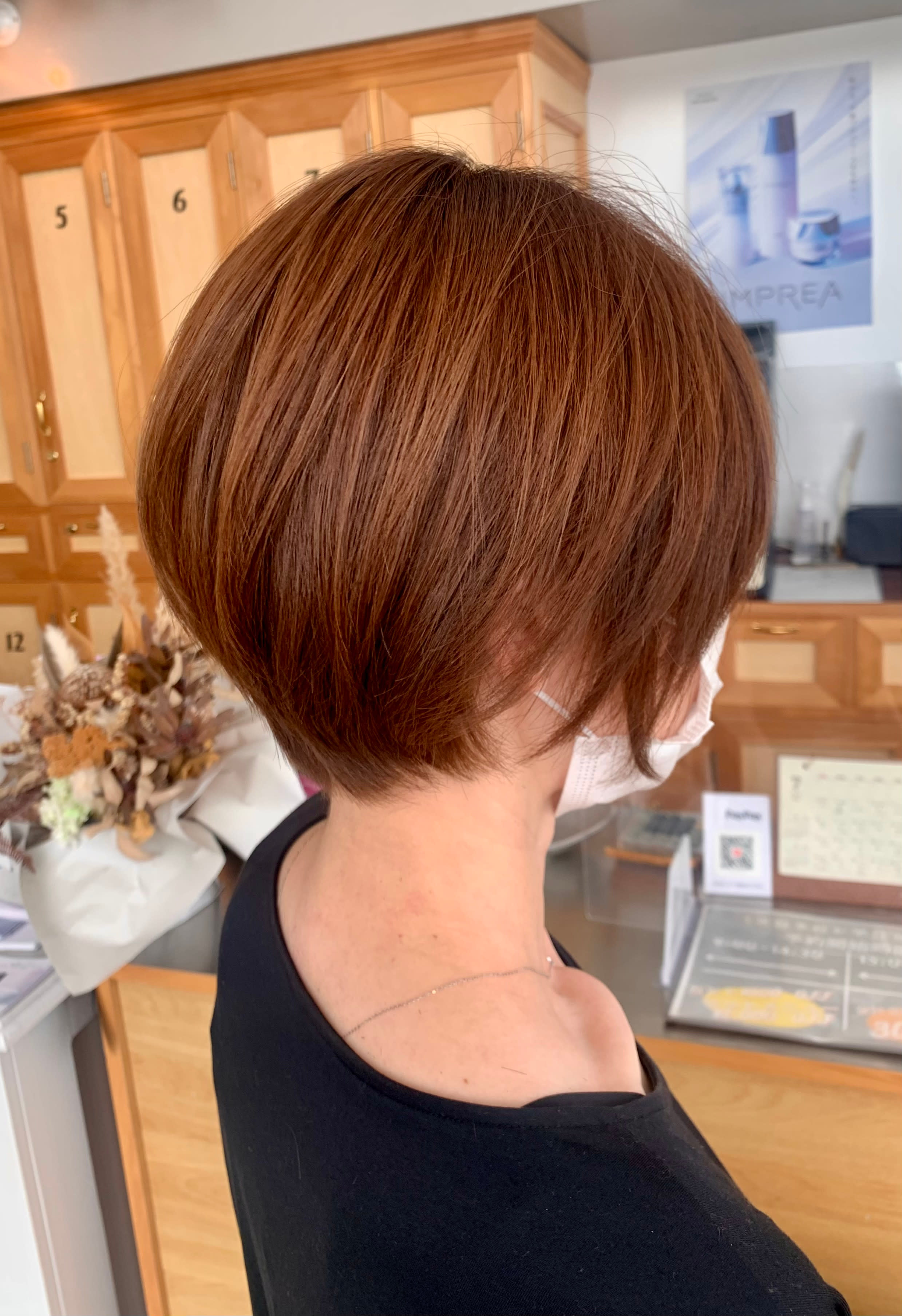 r-chill hair【ルチル ヘアー】のスタイル紹介。ショート×大人ショートボブ