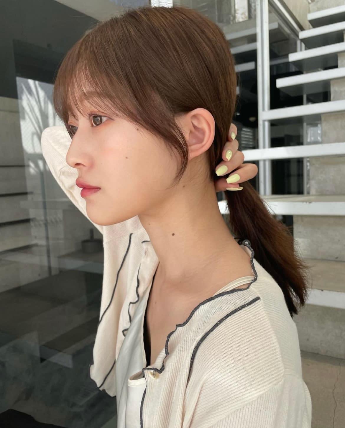 Louwe 中目黒 髪質改善＆カラー＆トリートメント＆ヘッドスパ【ローウェ ナカメグロ カミシツカイゼン アンド トリートメント アンド ヘッドスパ】のスタイル紹介。髪質改善/ミディアム/ボブ/白髪染め/韓国/レイヤー/中目黒