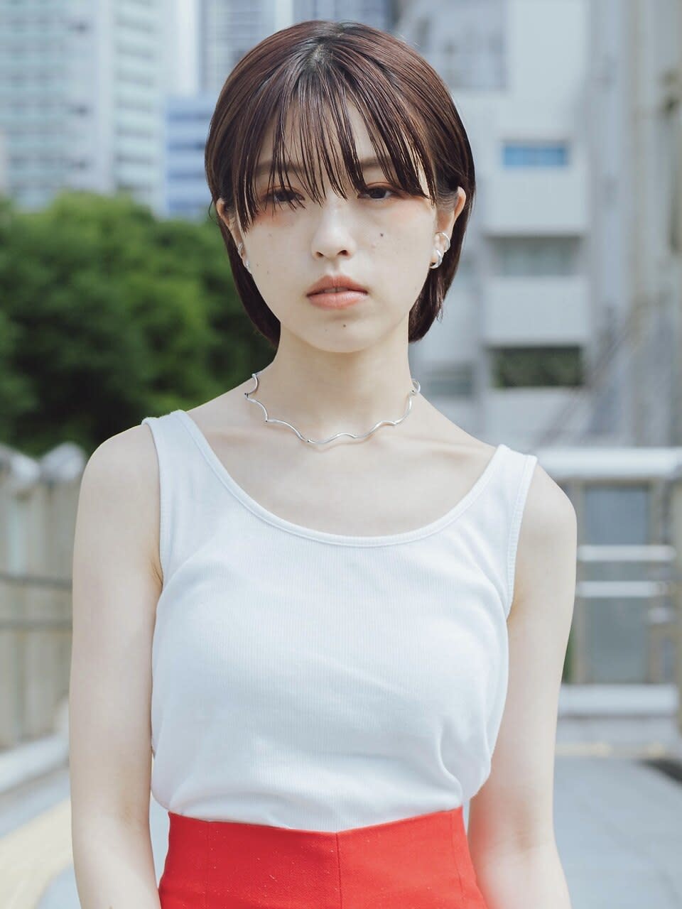 THK.品川港南【サンクス シナガワコウナン】【サンクス シナガワコウナン】のスタイル紹介。大人かわいい 小顔 暗髪ボブ ミニボブ ボブヘア