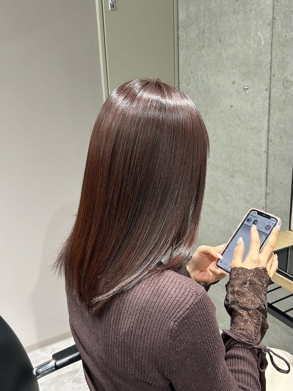 OAK 溝の口 【オーク】【オークミゾノクチ】のスタイル紹介。チョコレートブラウン×tokioトリ－トメント