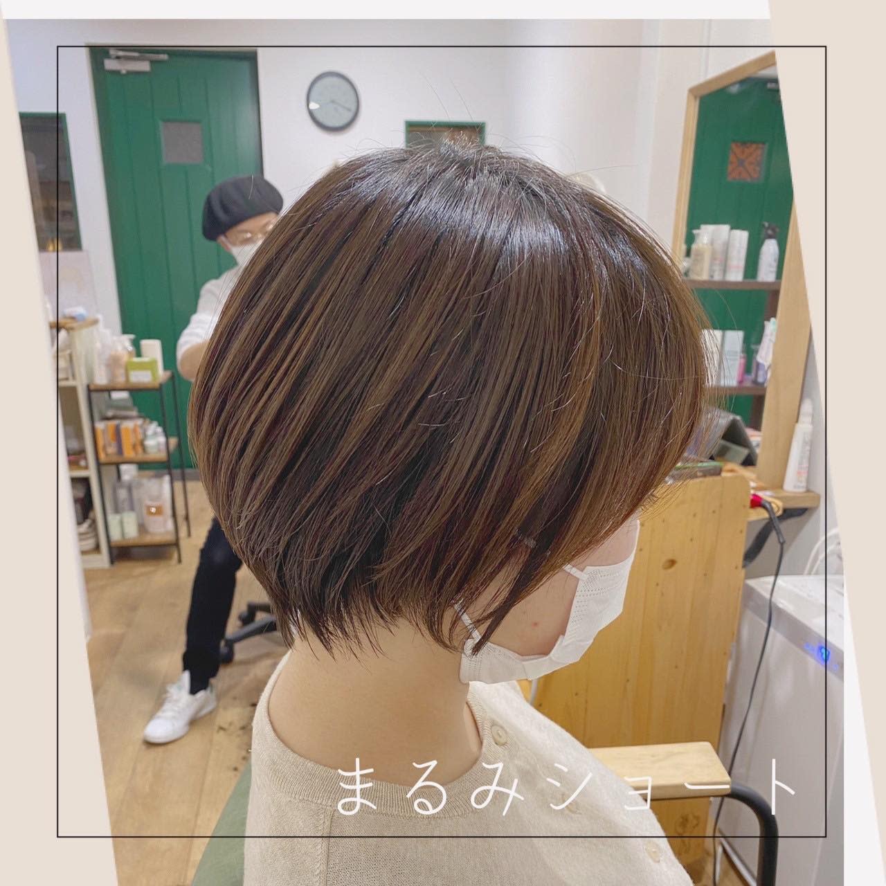am hair design  仙台 八幡【アム ヘアデザイン センダイ ハチマン】のスタイル紹介。丸みショート