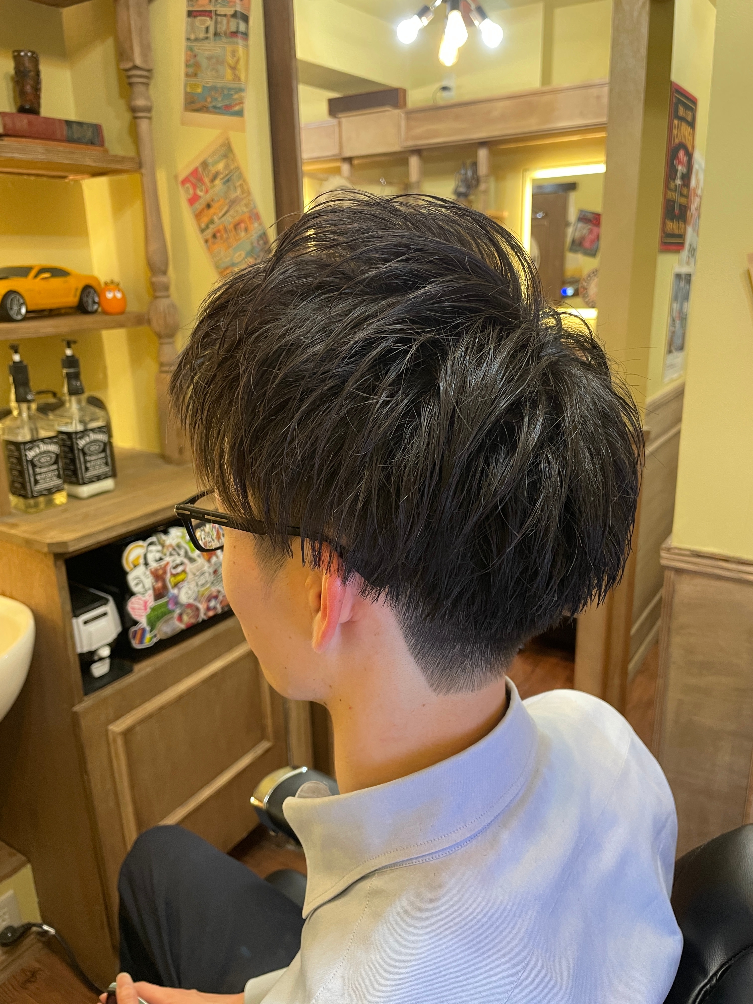 Tokyo Barber VASH 北千住店【トウキョウバーバーヴァッシュキタセンジュテン】のスタイル紹介。ツーブロックマッシュ/波巻き/ハイライト/束感[北千住/理容