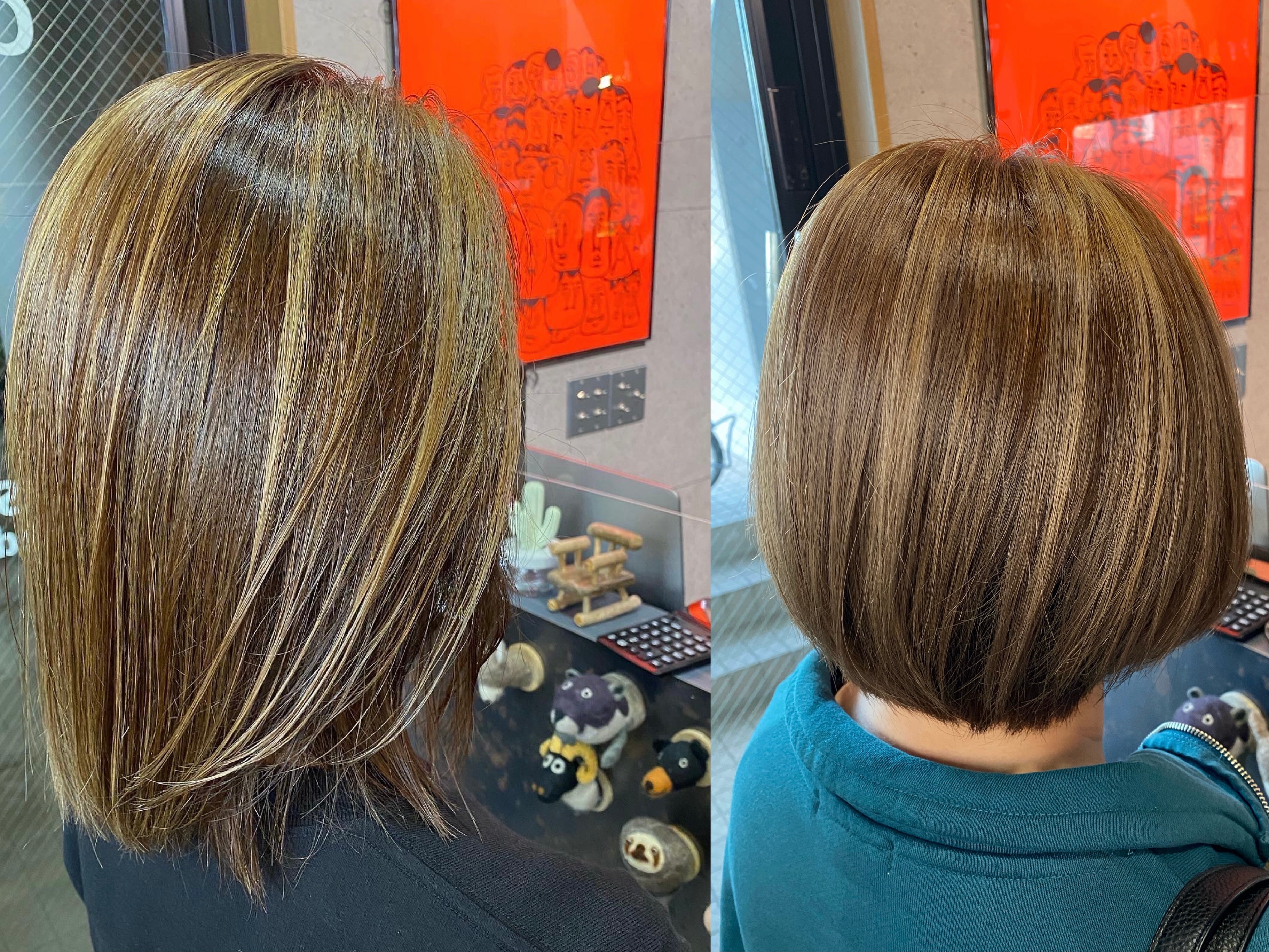 CREW【クルー】のスタイル紹介。コントラストハイライトカラー