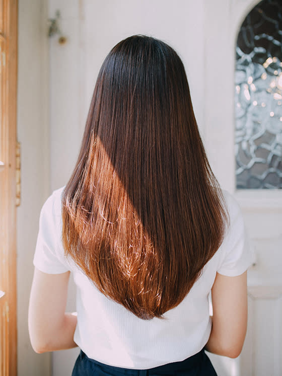 髪質改善 完全個室完結型サロン aster 越谷レイクタウン 美容室【カミシツカイゼンカンゼンコシツカンケツガタサロンアスターコシガヤレイクタウンビヨウシツ】のスタイル紹介。サラツヤロング★髪質改善