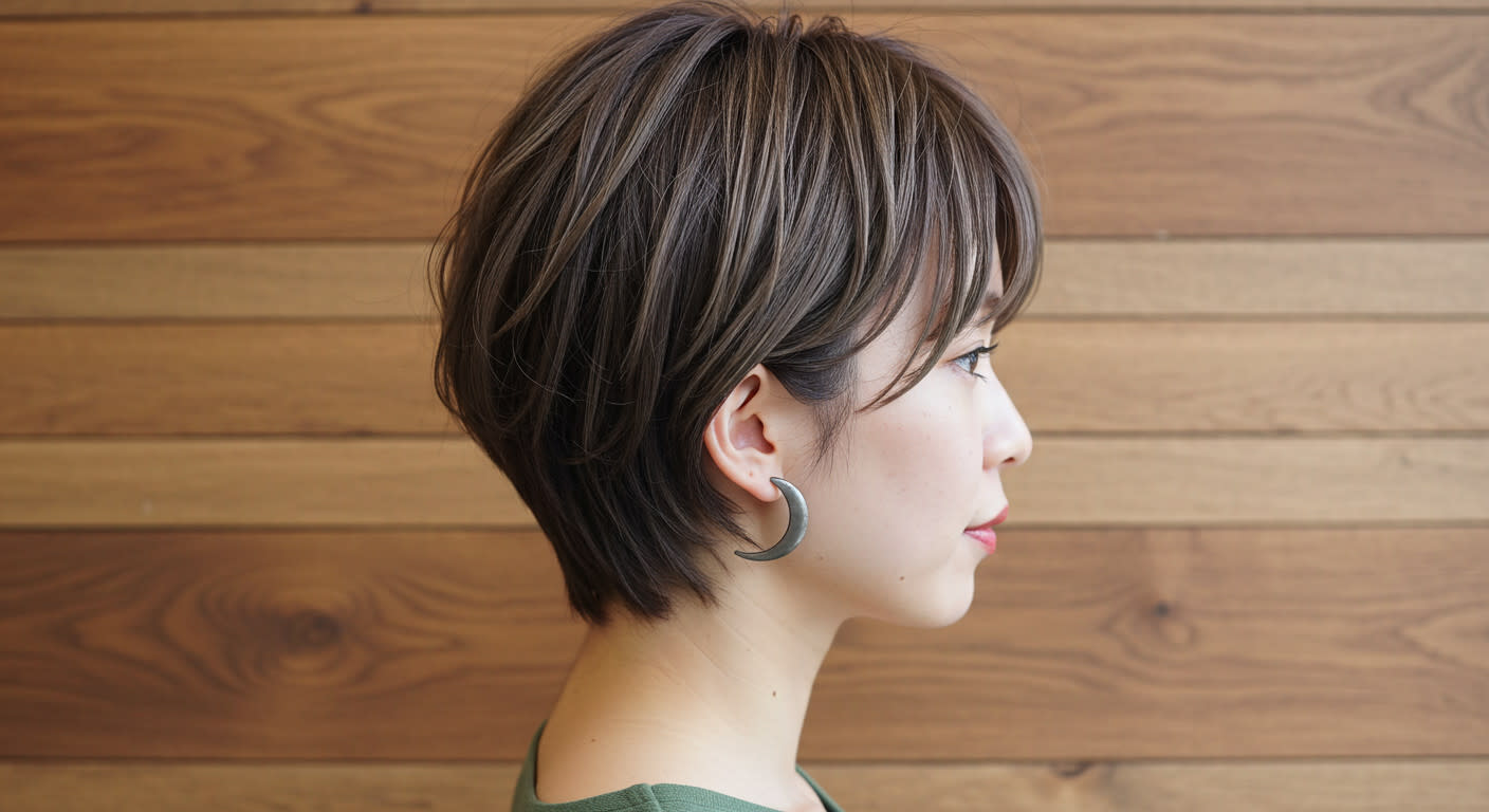 COMMON hair design【コモン ヘアー デザイン】【コモン ヘアー デザイン】のスタイル紹介。大人可愛いナチュラルショートボブ