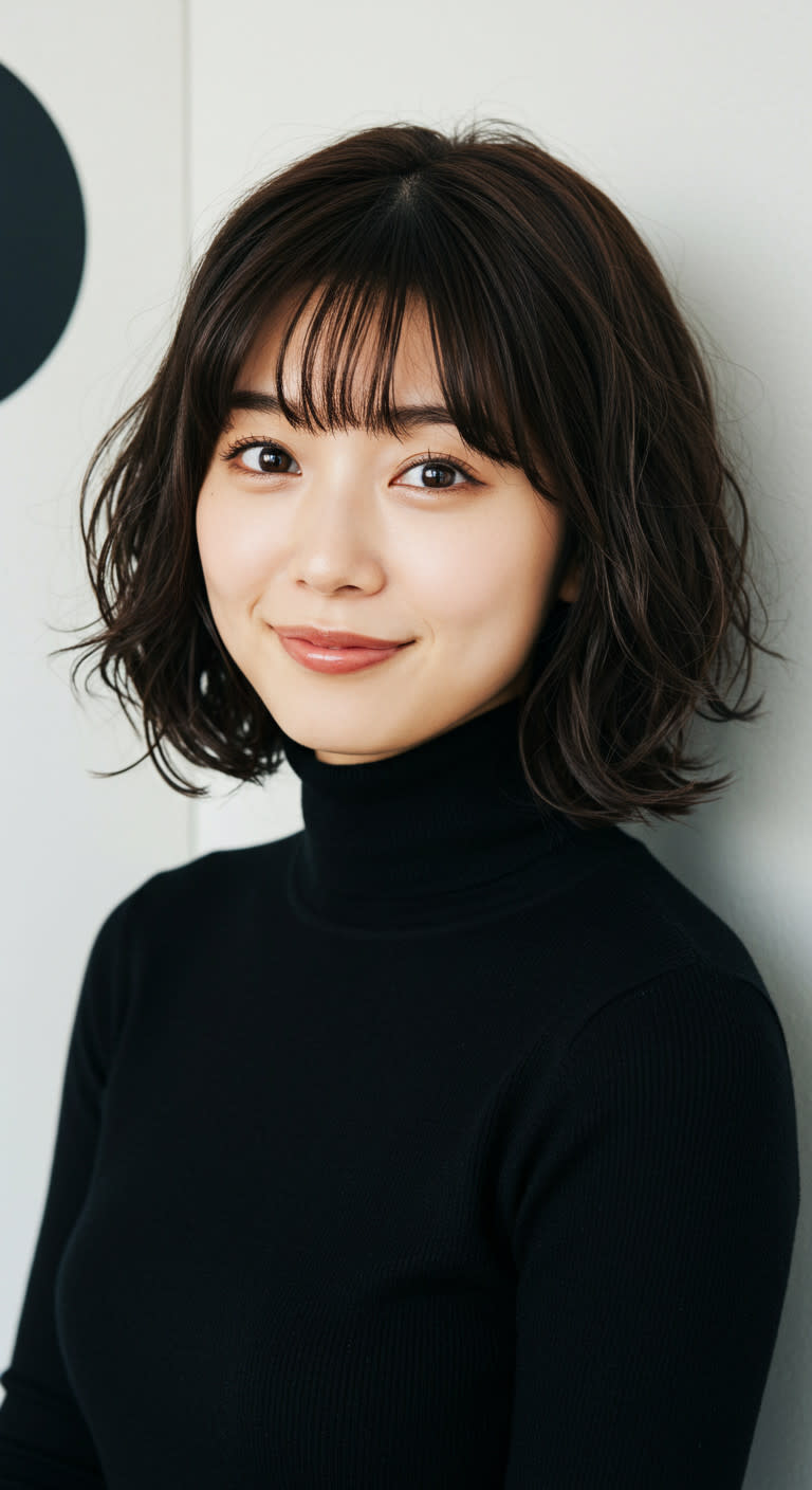 COMMON hair design【コモン ヘアー デザイン】【コモン ヘアー デザイン】のスタイル紹介。大人のこなれ感×無造作ウェーブボブ