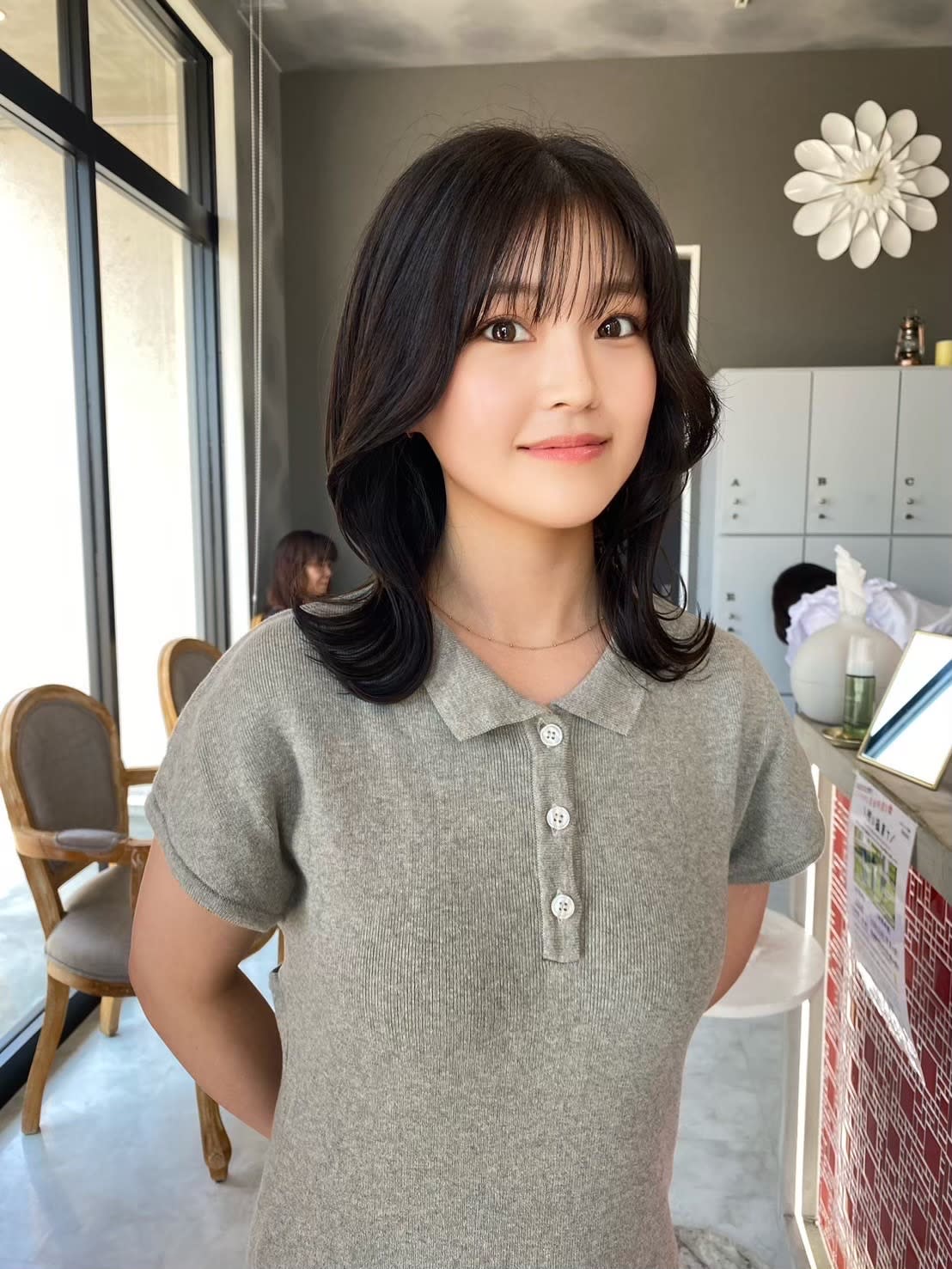 Ledo レド【レド】のスタイル紹介。韓国風外ハネくびれヘア