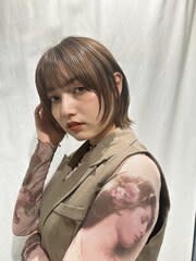 SALON MOGO OTSUKA【サロンモゴオオツカ】のスタイル紹介。グレージュ/レイヤーボブ/ボブルフ