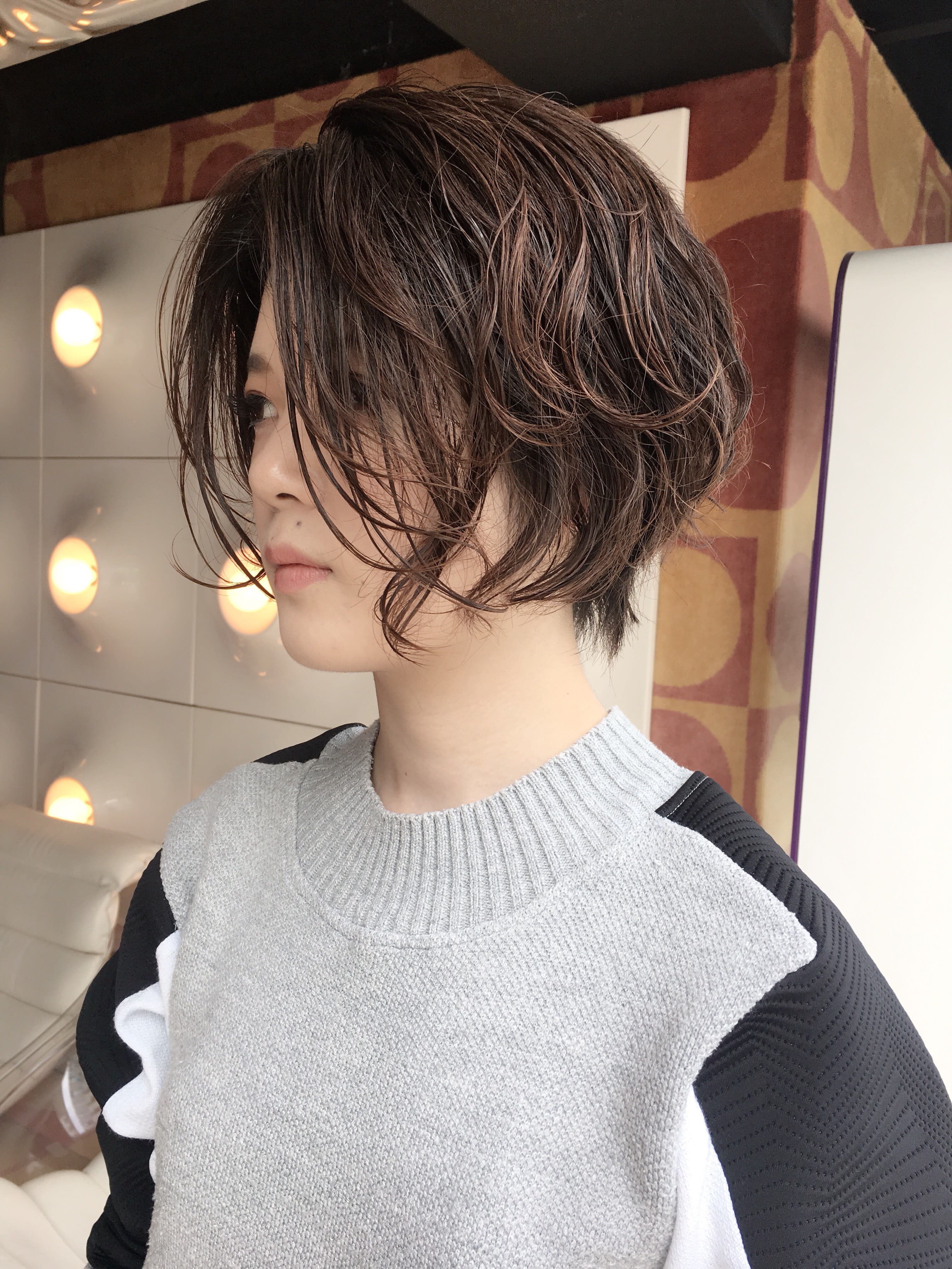 WORKS【ワークス】のスタイル紹介。【WORKS】外国人風ルーズボブ