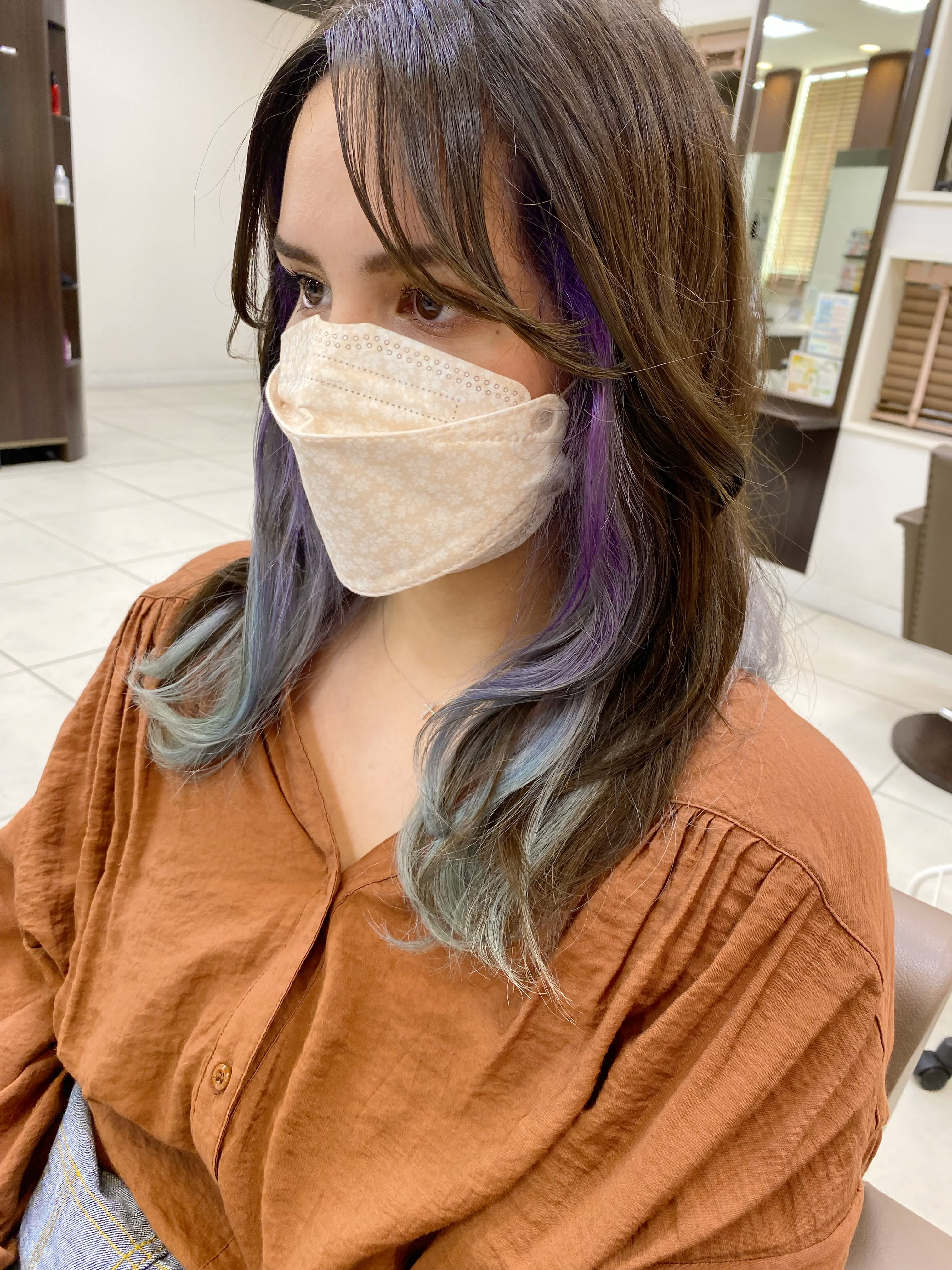 Style Creator 牛久店【スタイルクリエイター ウシクテン】のスタイル紹介。インナーカラー　マーメイド