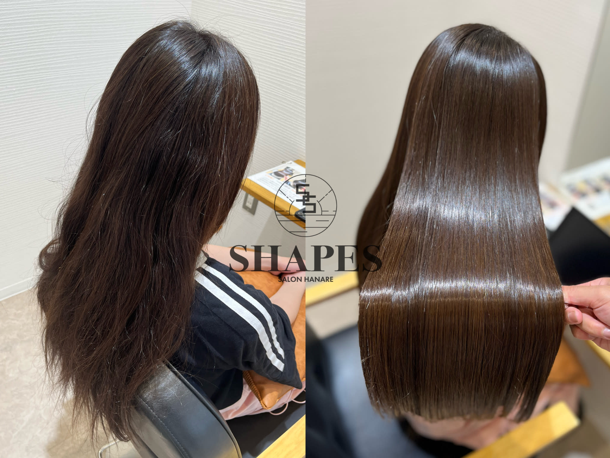 髪質改善個室サロン Shapes salon HANARE【シェイプスサロンハナレ】のスタイル紹介。衝撃のBefore,After初回来店で圧倒的美髪へ★