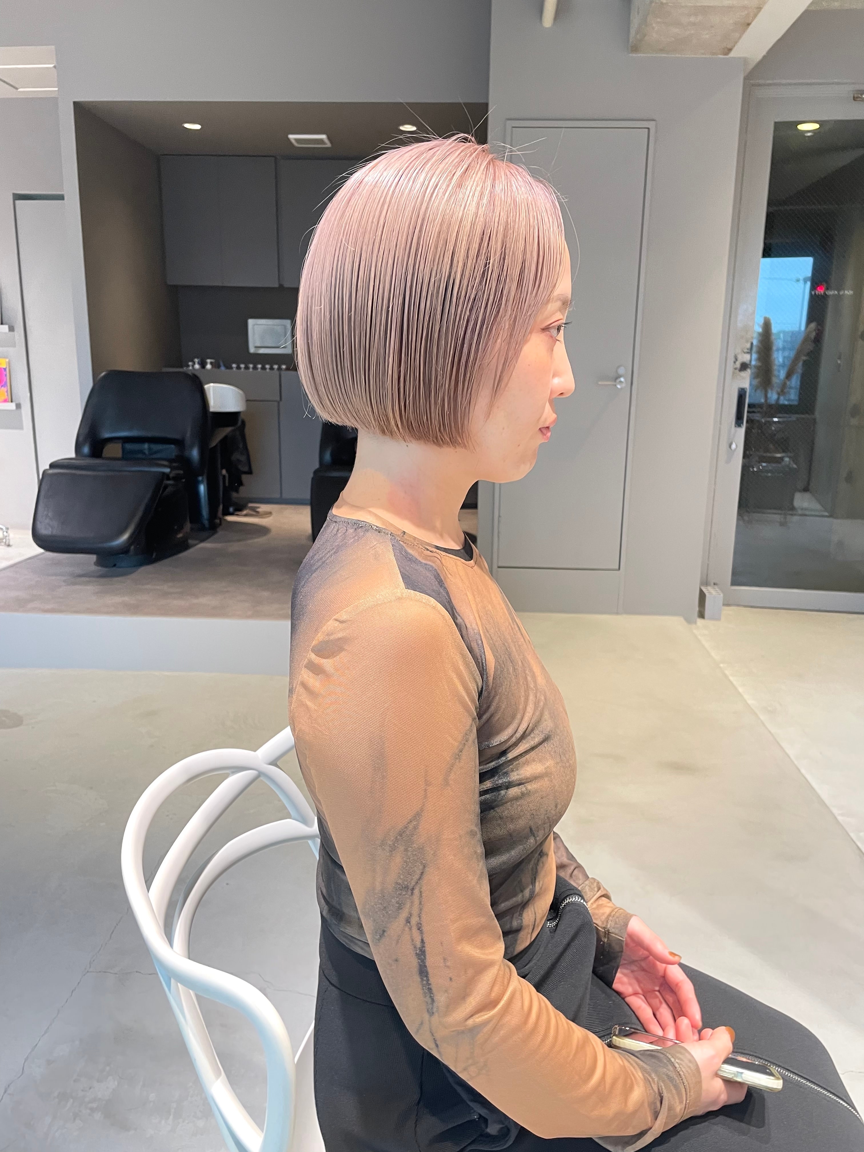 IDEN AND TITY 【アイデン アンド ティティ】【アイデン アンド ティティ】のスタイル紹介。《kando hair》ベージュ/ホワイトベージュ/ボブ