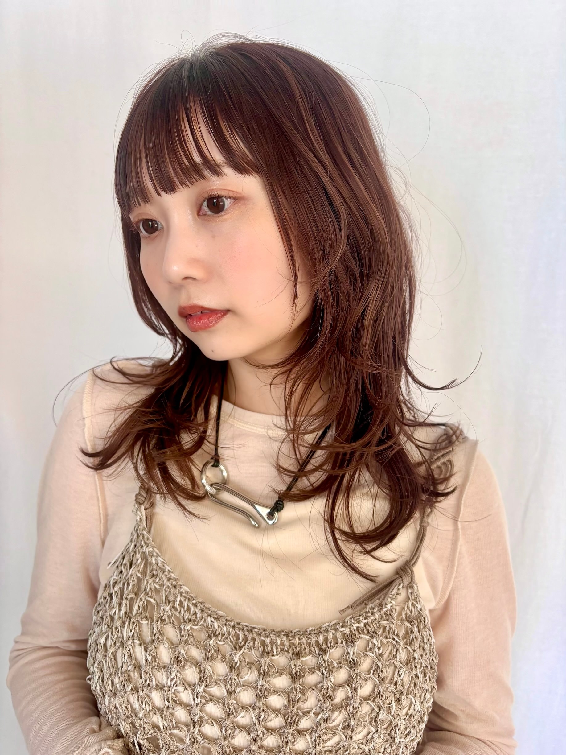 tricca 代官山本店 【トリッカ ダイカンヤマ】【トリッカ ダイカンヤマホンテン】のスタイル紹介。【tricca代官山rin】レイヤーカット/ミディアムヘア