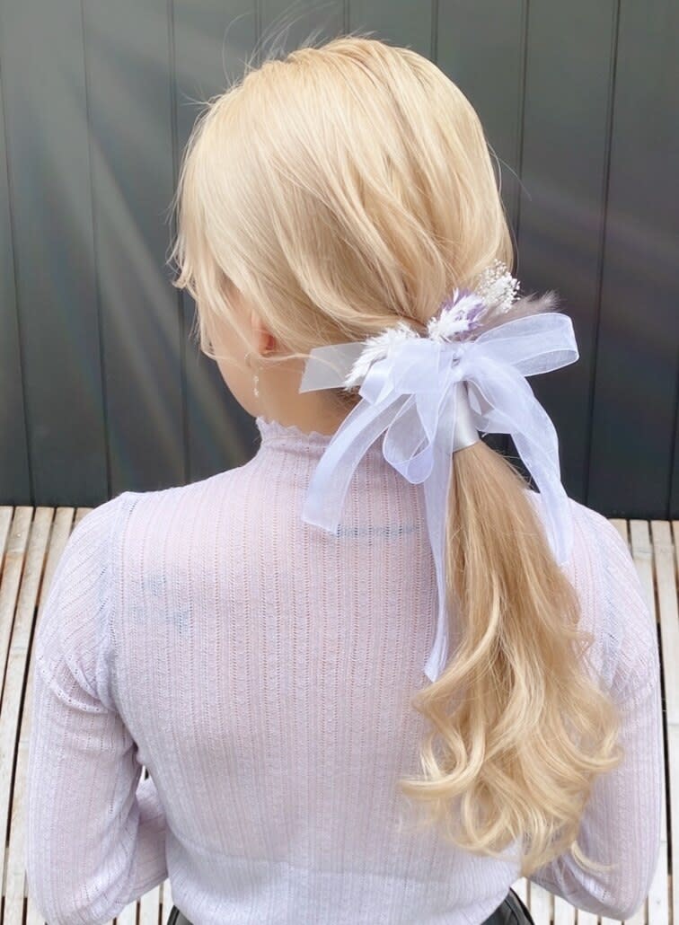 set salon lien 八幡筋店【セットサロンリアン ハチマンスジテン】のスタイル紹介。ローポニーアレンジ★